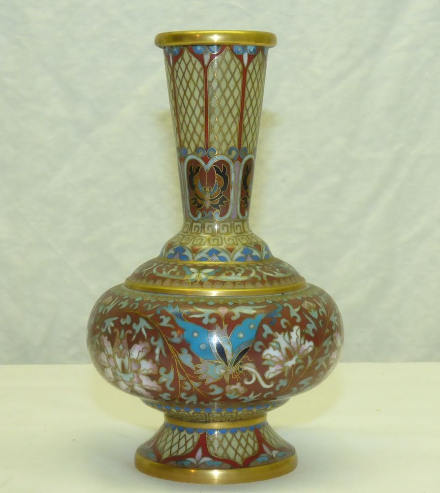 23 Popular Libbey Cylinder Vase 6 2024 free download libbey cylinder vase 6 of vintage chinese cloisonne floral enamel 6 vase butterfly flowers regarding vintage chinese cloisonne floral enamel 6 vase butterfly flowers paper label