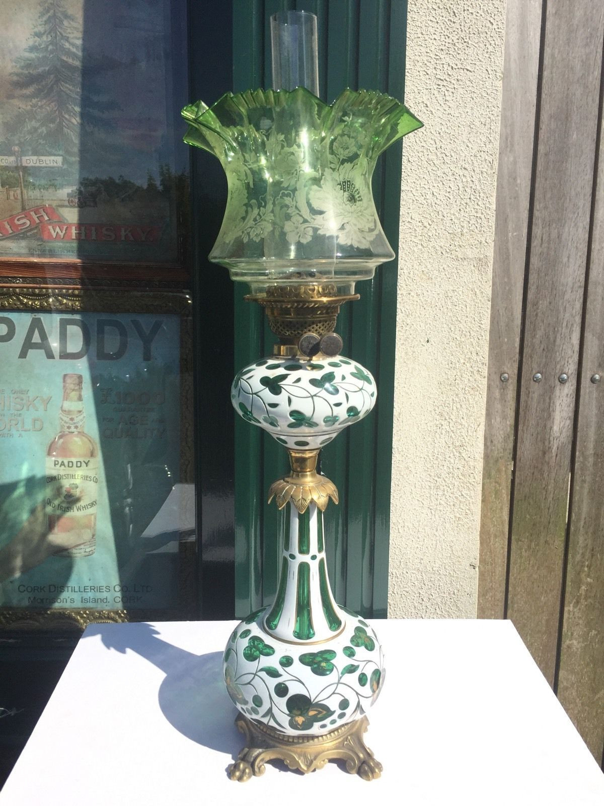 25 Lovable Lime Green Glass Vase 2024 free download lime green glass vase of an antique victorian bohemian green overlay oil lamp antique oil within an antique victorian bohemian green overlay oil lamp in antiques antique furniture lamps vict