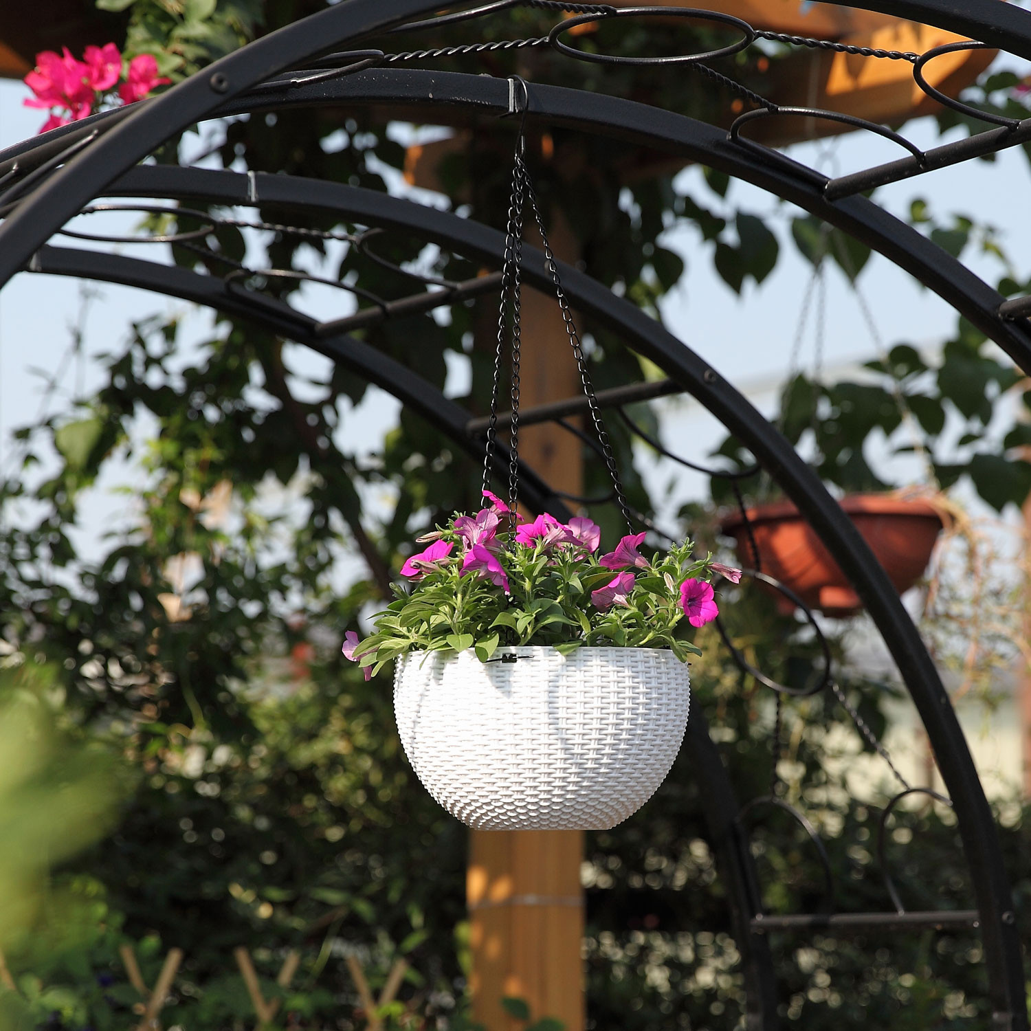 22 Fabulous Macrame Hanging Flower Vase 2024 free download macrame hanging flower vase of 4x white plastic self watering hanging planter basket garden flower within 4x white plastic self watering hanging planter basket garden flower plant pots