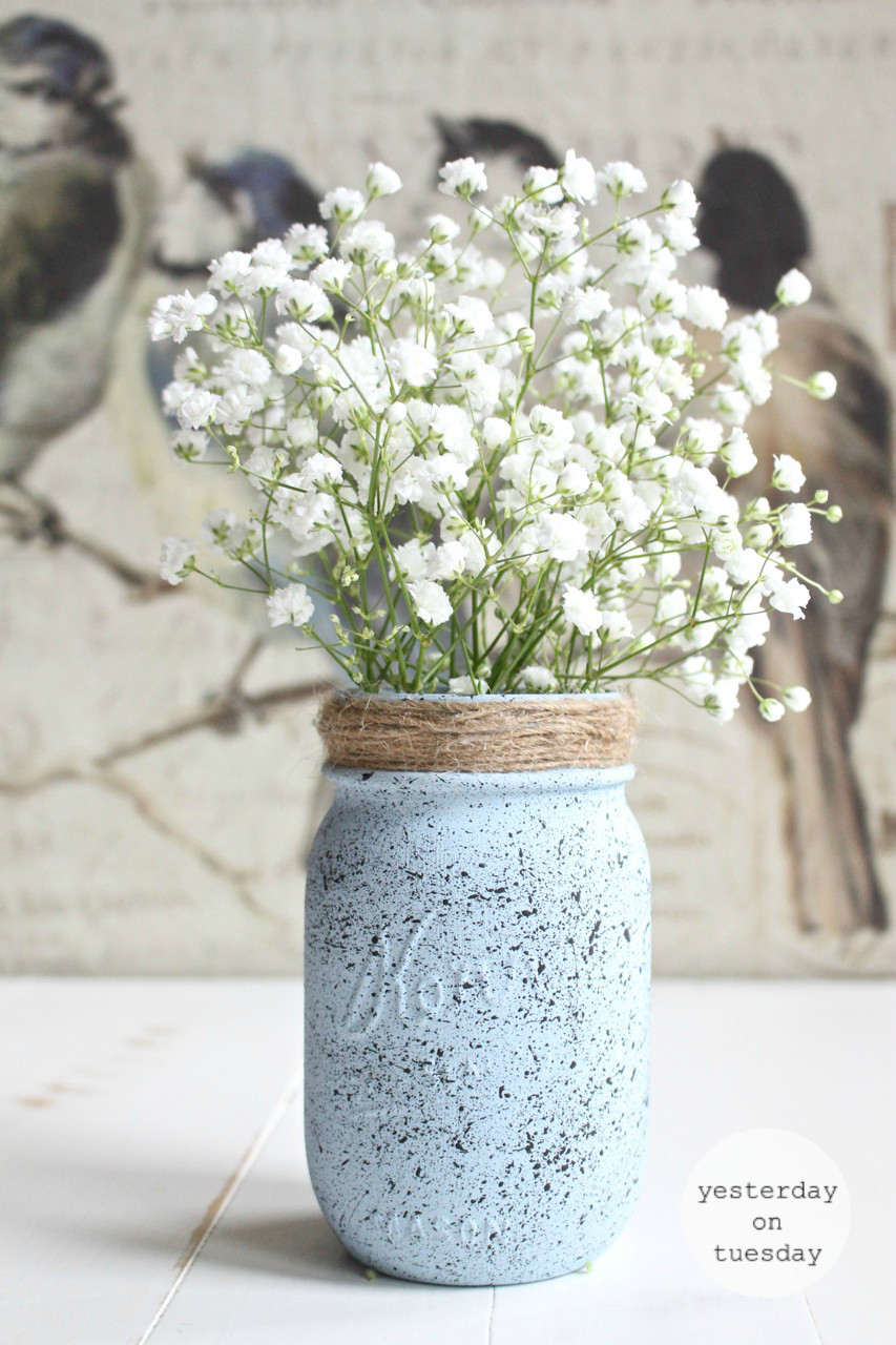 27 Awesome Mason Jar Picture Frame Vase 2024 free download mason jar picture frame vase of speckled robins egg mason jar pertaining to babys breath in mason jar