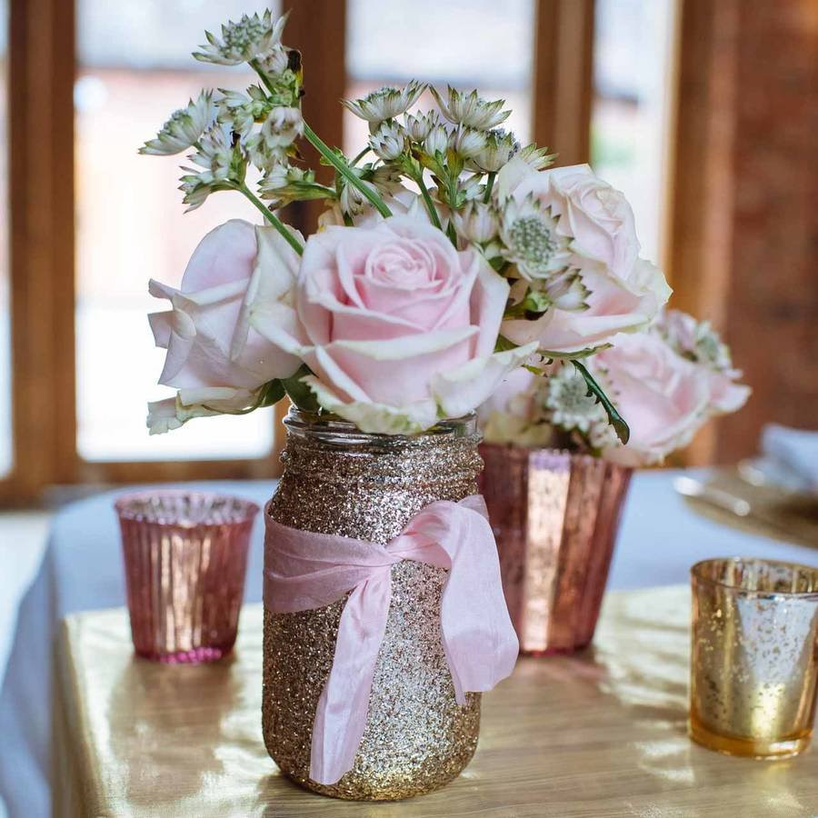 27 attractive Mason Jar Vase Ideas 2024 free download mason jar vase ideas of gold glitter jar vase by the wedding of my dreams inside gold glitter jar vase