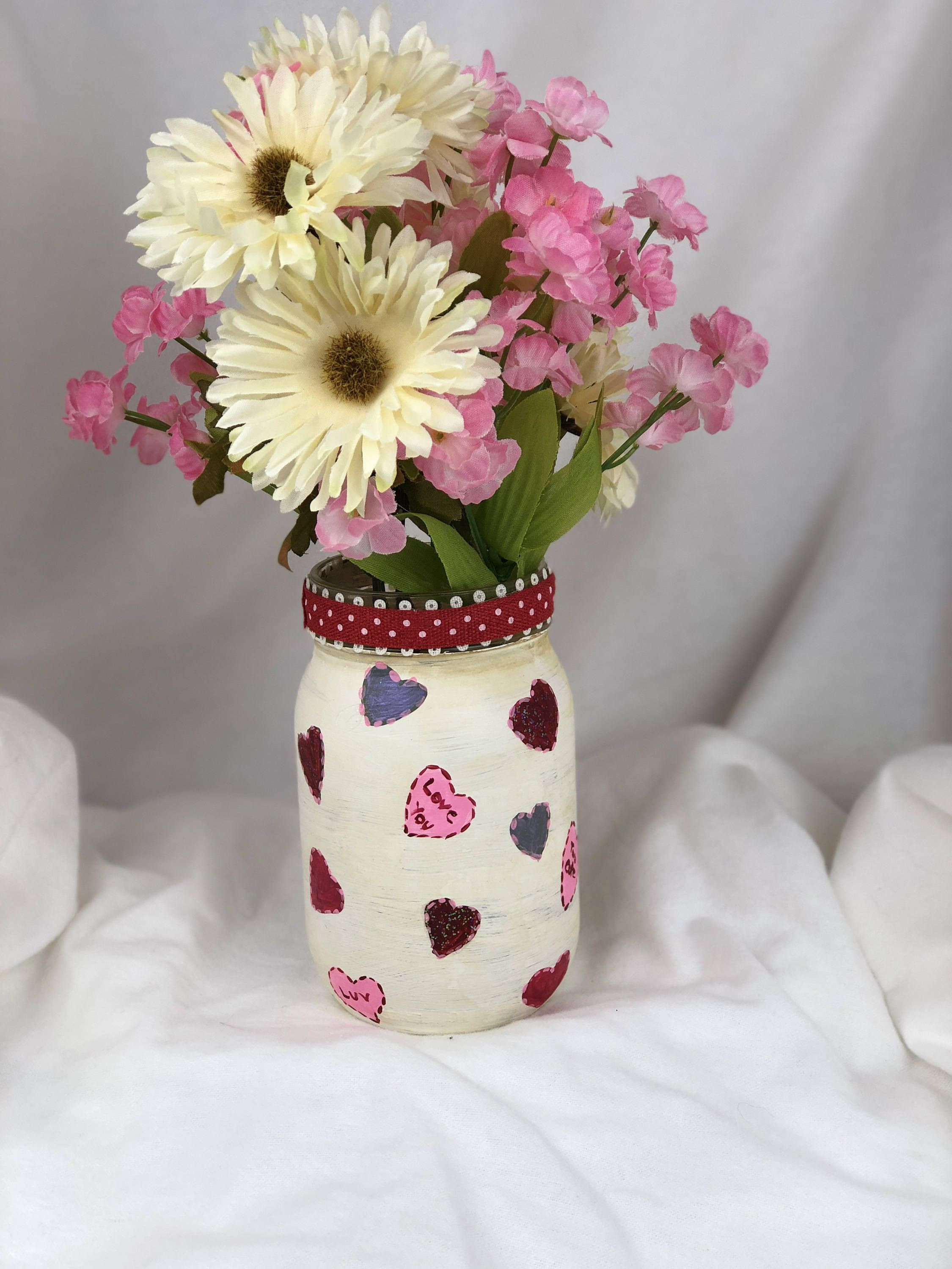 27 attractive Mason Jar Vase Ideas 2024 free download mason jar vase ideas of painted mason jar with flowers distressed mason jar valentines regarding painted mason jar with flowers distressed mason jar valentines day decor painted mason