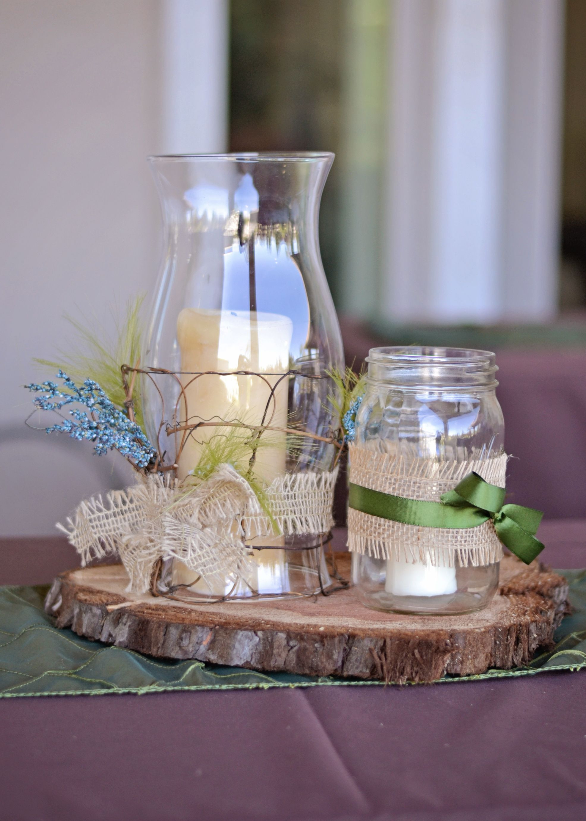 21 Amazing Mason Jar Vase On Wood 2024 free download mason jar vase on wood of simple centerpiece love the wood slab perfect for the backyard pertaining to love the wood slab perfect for the backyard wedding but with flowers in the vase and a 