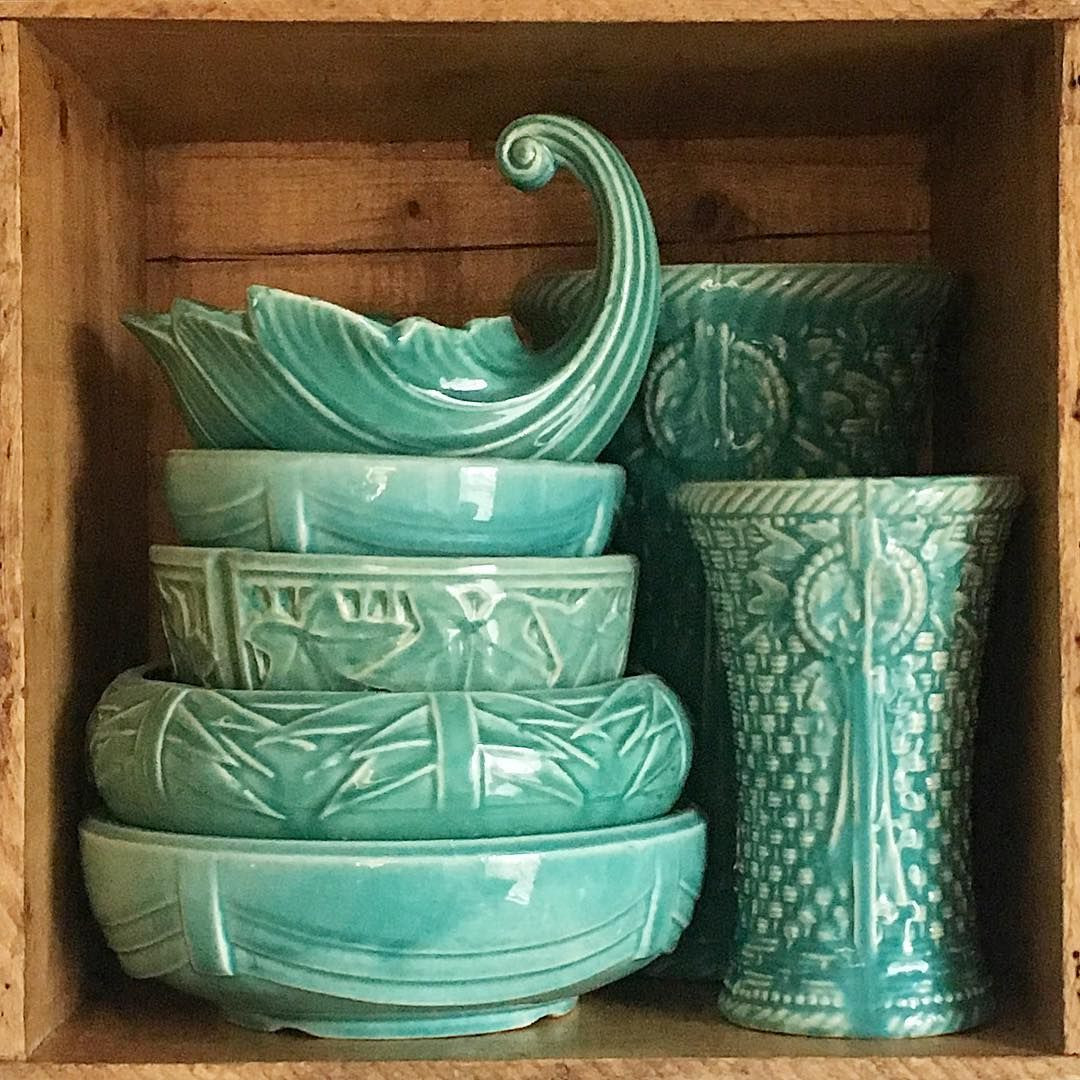 15 Trendy Mccoy Green Vase Value 2024 free download mccoy green vase value of mid century brush mccoy planter green leaf print planters mid intended for mccoy pottery vases vintage ladies vintage art kitchen backslash vintage pottery creative