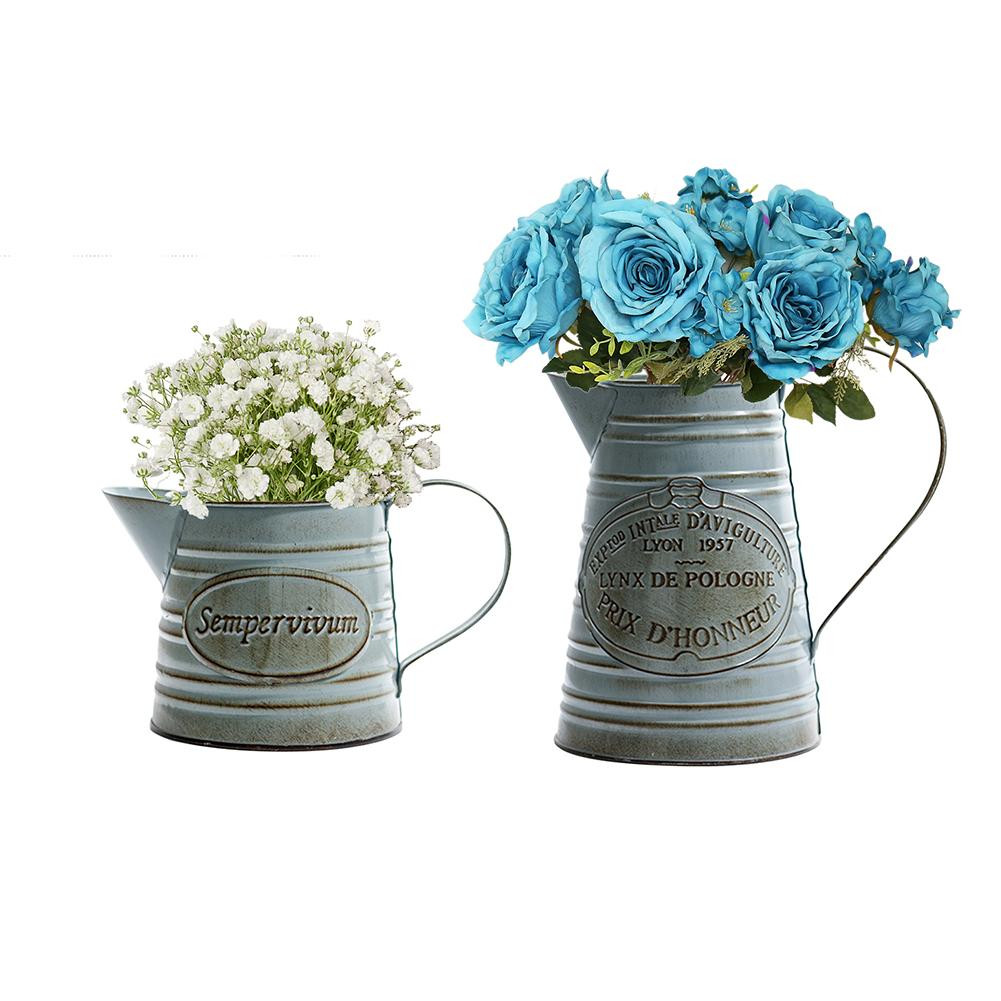 14 Best Metal Vase with Handles 2024 free download metal vase with handles of new hot sale shabby chic retro metal jug vase flower pitcher wedding inside creative vintage metal iron flower garden shabby vase pot barrel planter decor desktop 