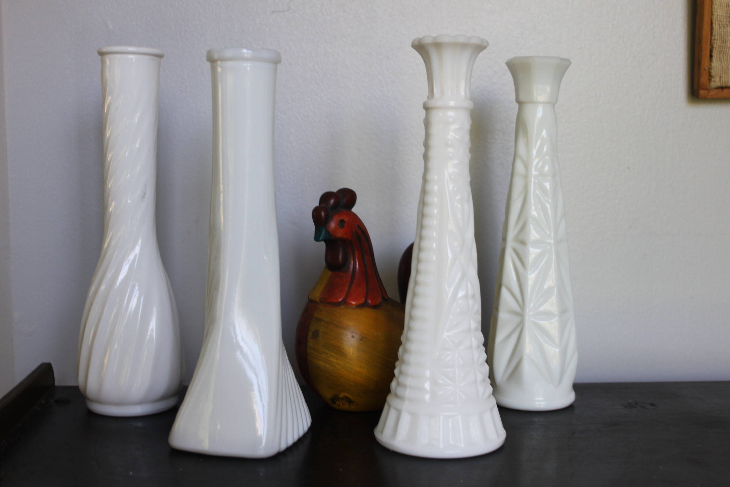 19 Famous Milk Glass Bud Vase 2024 free download milk glass bud vase of sleek set of 4 different styles set of beautiful milkglass in description set of 4 unique milk glass vases