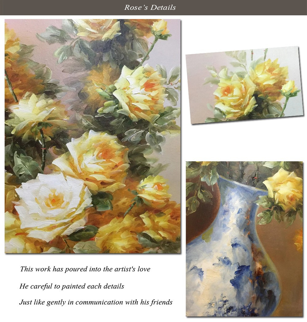 21 Trendy Monet Vase Of Flowers 2024 free download monet vase of flowers of skills artist pure hand painted top quality yellow rose oil painting pertaining to oil painting details