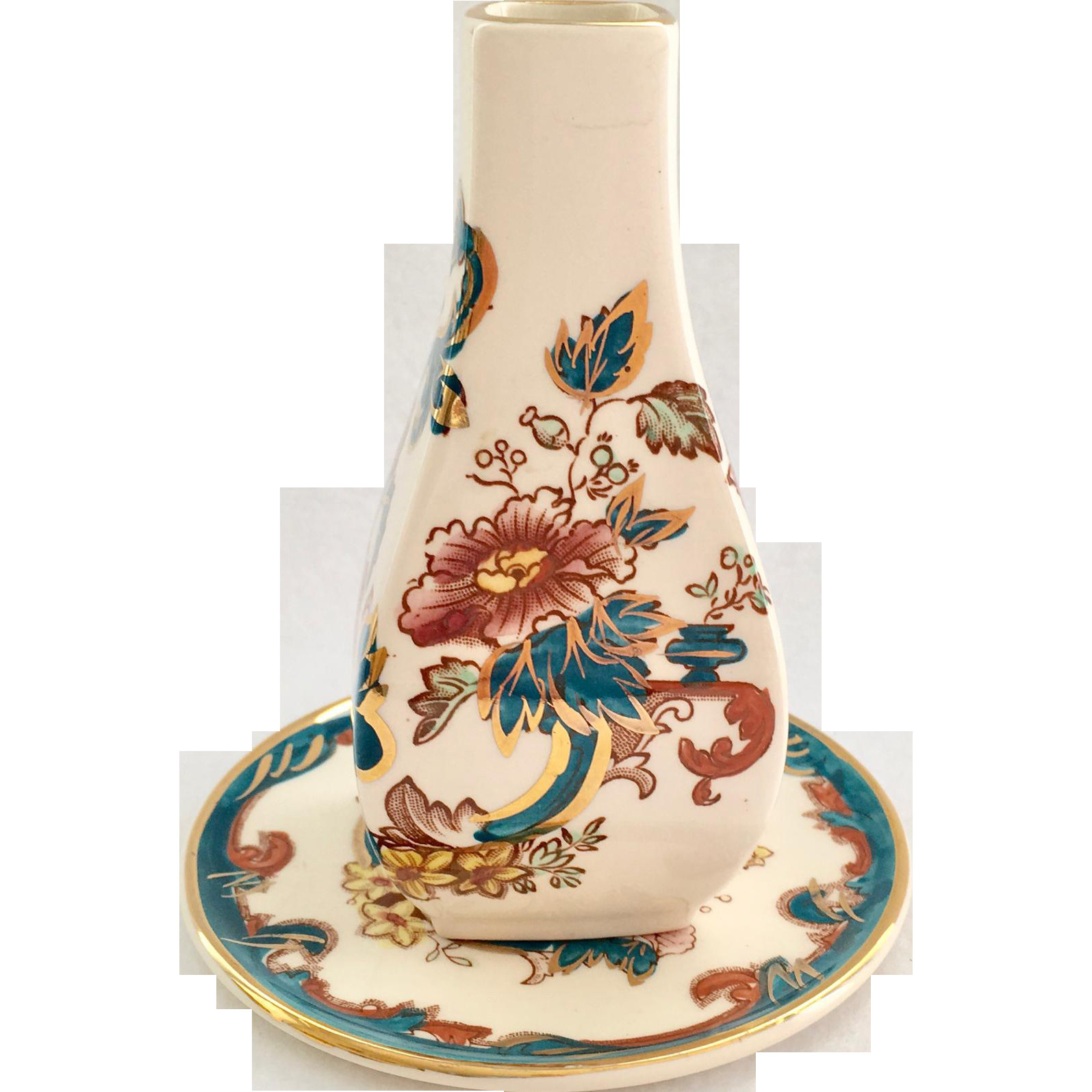 28 Stylish Multi Bud Vase 2024 free download multi bud vase of masons england java ironstone bud vase and underplate 22karat gold with regard to this lucky find is masons england java pattern in an ironstone bud vase and underplate dec