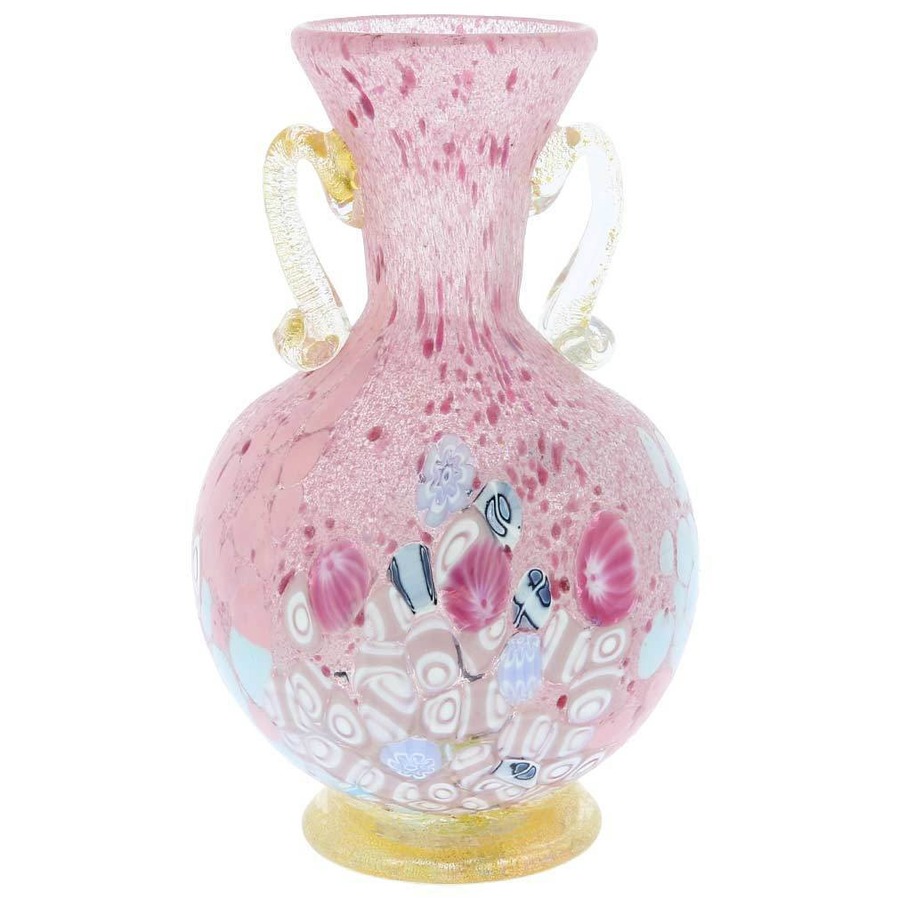 11 Amazing Murano Glass Tall Vase 2024 free download murano glass tall vase of glassofvenice murano glass millefiori vase with golden handles regarding norton secured powered by verisign