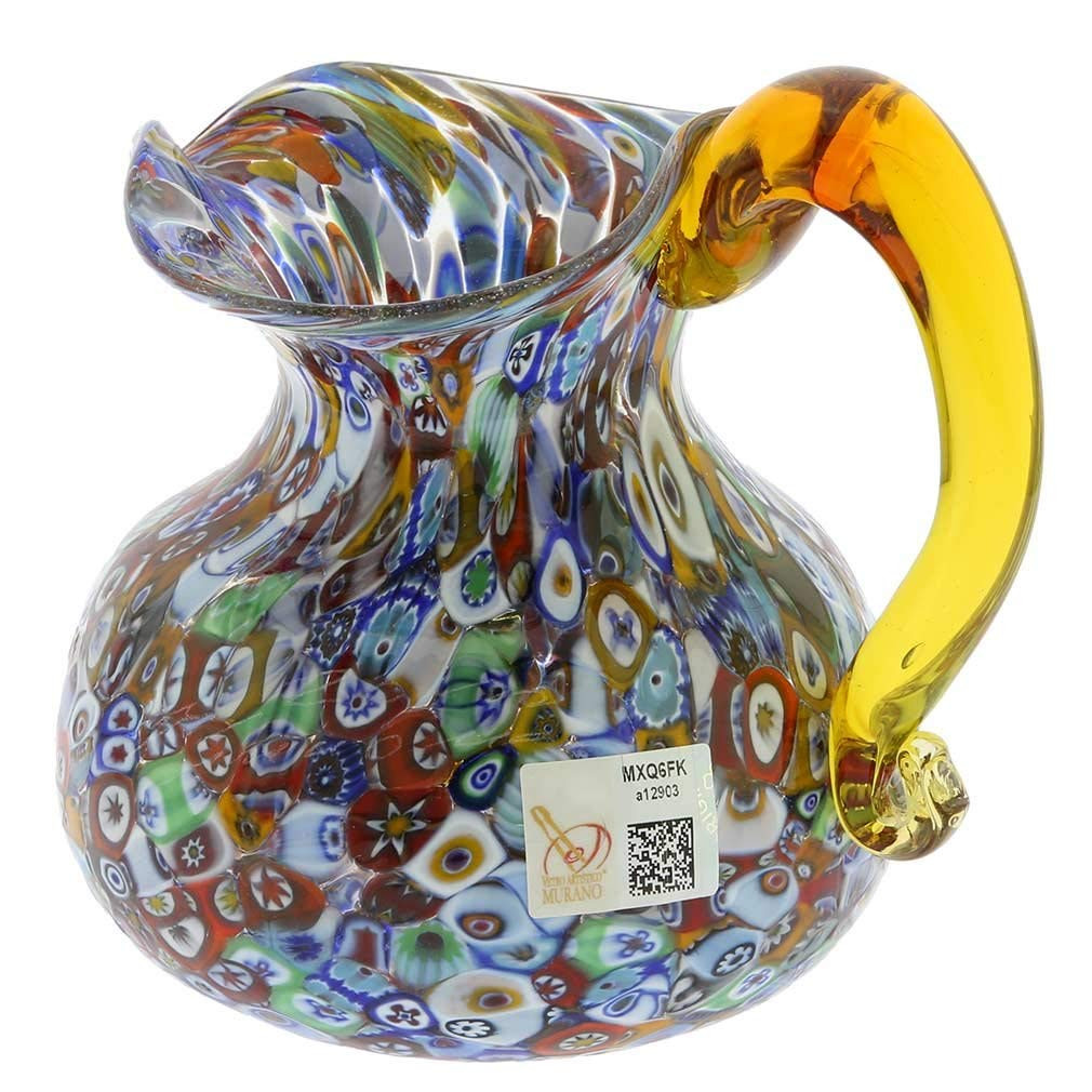 30 Fabulous Murano Millefiori Glass Vase 2024 free download murano millefiori glass vase of amazon com glassofvenice murano glass millefiori pitcher or carafe for amazon com glassofvenice murano glass millefiori pitcher or carafe home kitchen 1