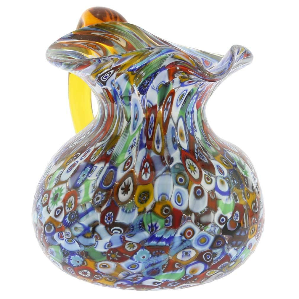 30 Fabulous Murano Millefiori Glass Vase 2024 free download murano millefiori glass vase of amazon com glassofvenice murano glass millefiori pitcher or carafe pertaining to amazon com glassofvenice murano glass millefiori pitcher or carafe home kitch