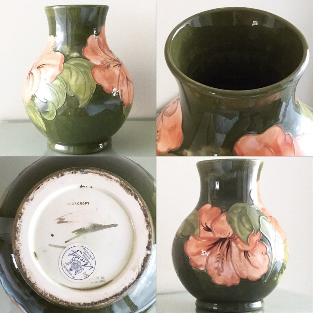 22 attractive Murano Vases for Sale 2024 free download murano vases for sale of buy english walter moorcroft pottery vintage hibiscus flower vase at regarding buy english walter moorcroft pottery vintage hibiscus flower vase at jewelry bubble fo