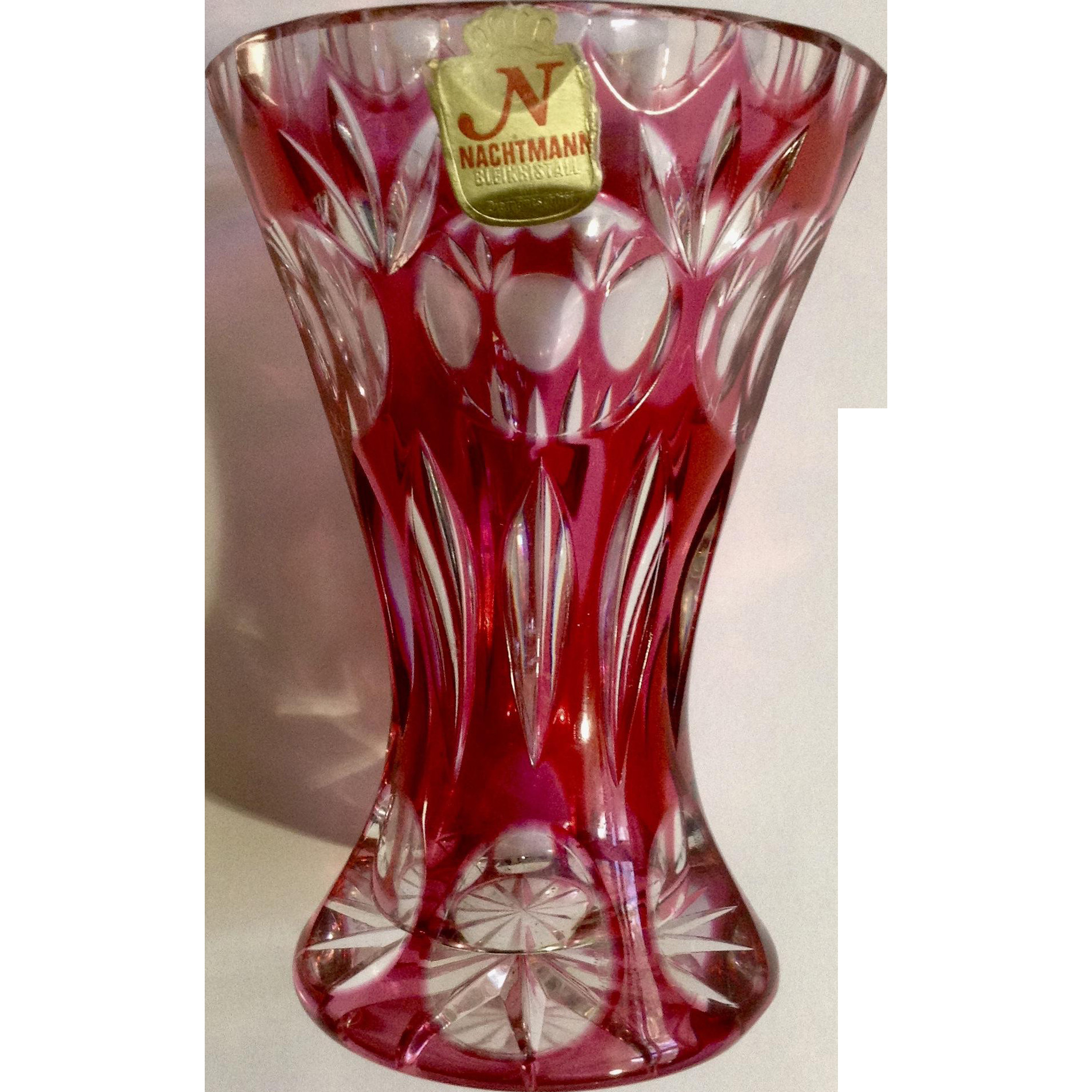 22 Fabulous Nachtmann Art Deco Vase 2024 free download nachtmann art deco vase of nachtmann bleikristall vase cranberry cut to clear 24 lead crystal pertaining to nachtmann bleikristall vase cranberry cut to clear 24 lead crystal circles ruby re