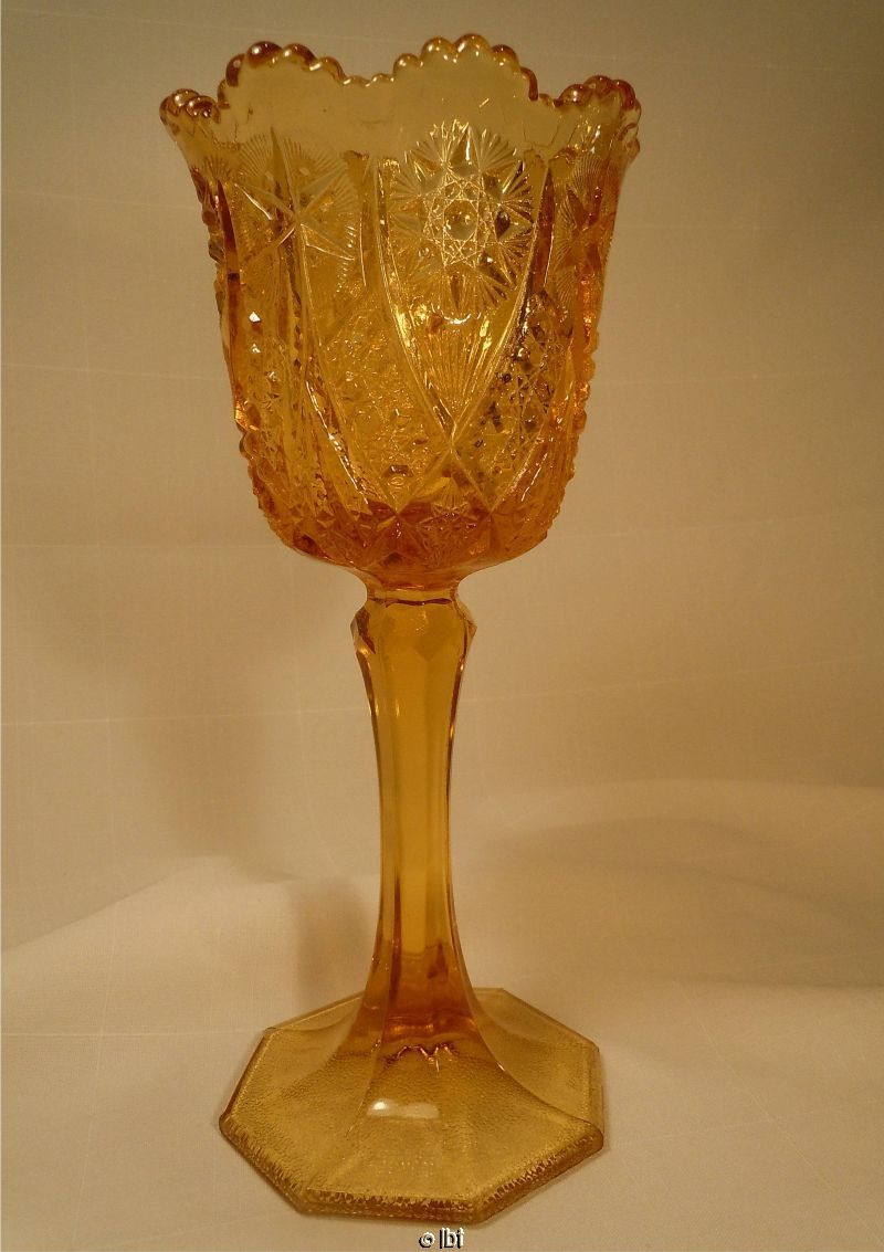 23 Best Nicole Miller Vase 2024 free download nicole miller vase of eapg amber gold pressed glass goblet scallop rim sawtooth starburst in description