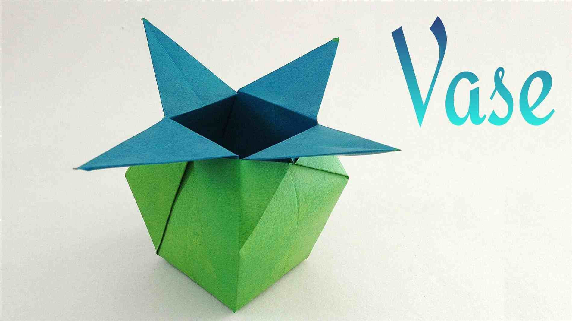 26 Ideal origami Flower Vase 2024 free download origami flower vase of paper origami flower vase simple origami vase for vase to make chinese flower youtuberhyoutubecom paper star d home decor simple origami