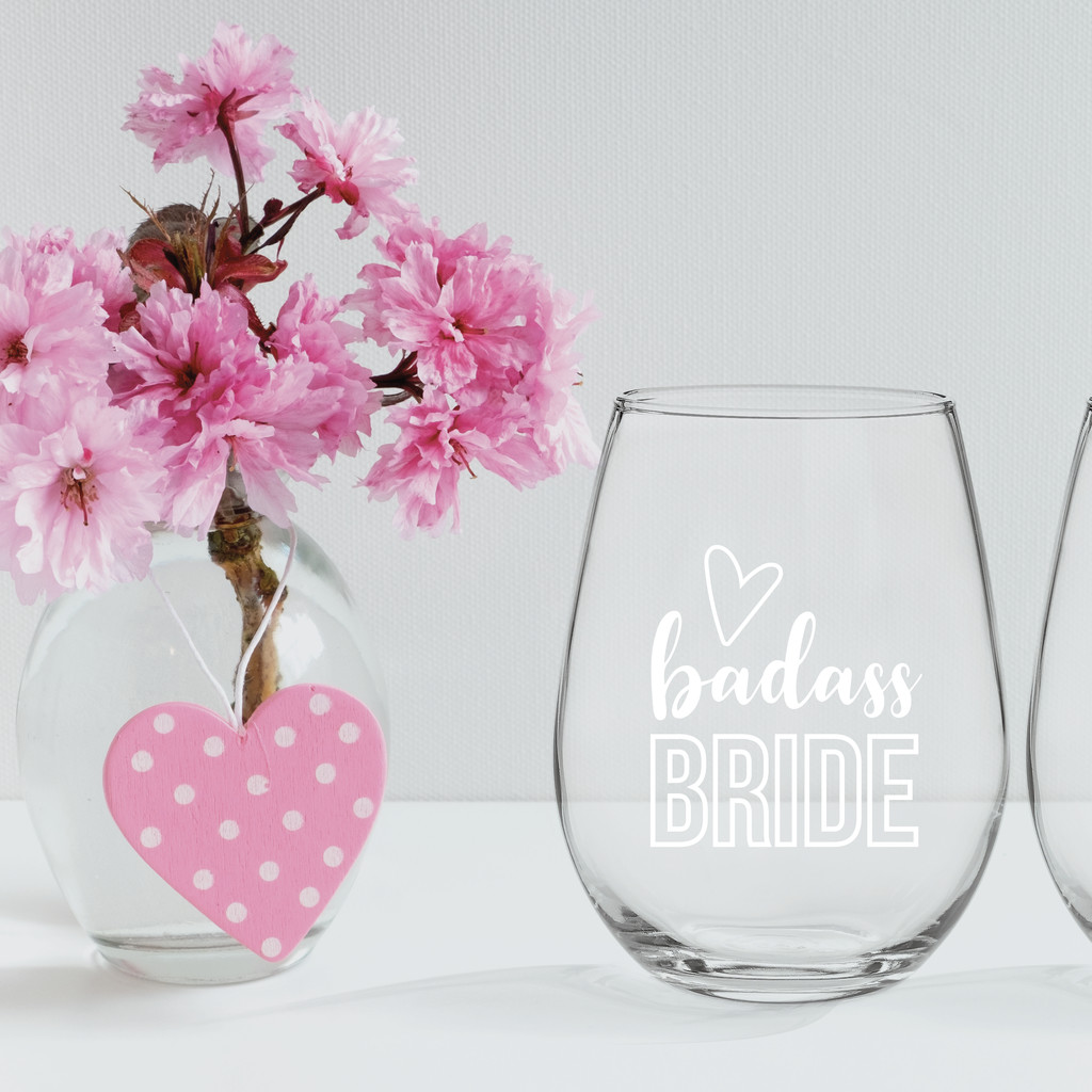 24 Ideal Personalized Glass Photo Vase 2024 free download personalized glass photo vase of badass bride engraved stemless wine glass 1 bridal showers and pertaining to badass bride engraved stemless wine glass 1