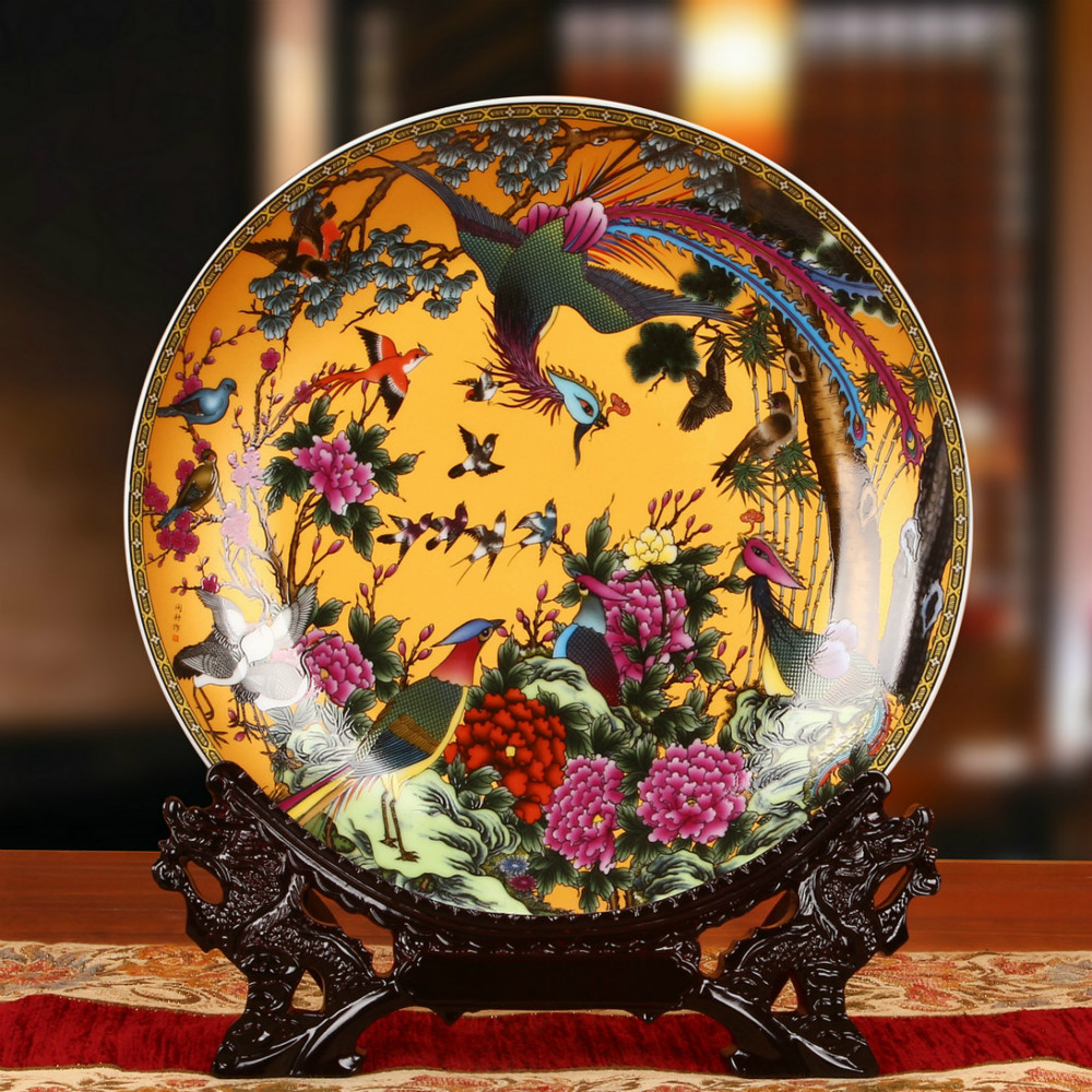 29 Perfect Phoenix Glass Vase 2024 free download phoenix glass vase of jingdezhen ceramics antique vase chinese style living room intended for estilo chinaas 10 polegadas de homenagear o phoenix aves cerac2a2mica prato redondo decorativo p