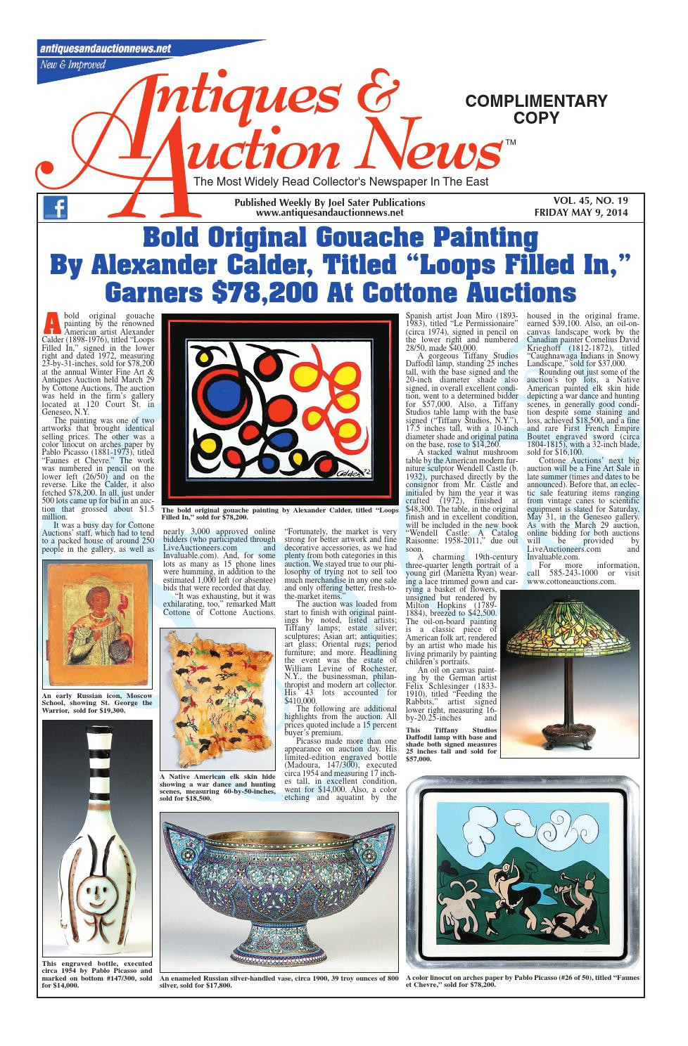 12 Ideal Picasso Vase Painting 2024 free download picasso vase painting of antiques auction news 050914 by antiques auction news issuu pertaining to page 1