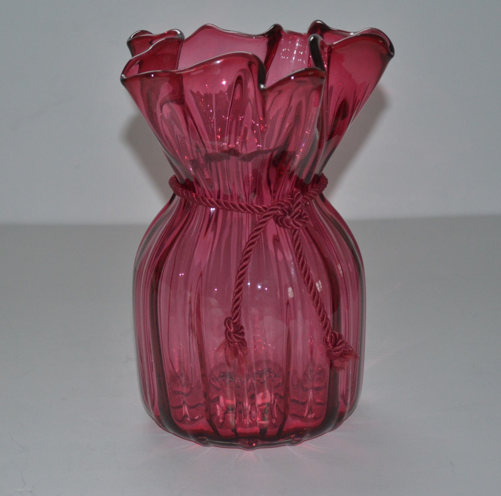 26 Amazing Pilgrim Glass Vase 2024 free download pilgrim glass vase of vintage pilgrim cranberry glass vase satin cord 60 00 picclick inside vintage pilgrim cranberry glass vase satin cord 1 of 4only 1 available