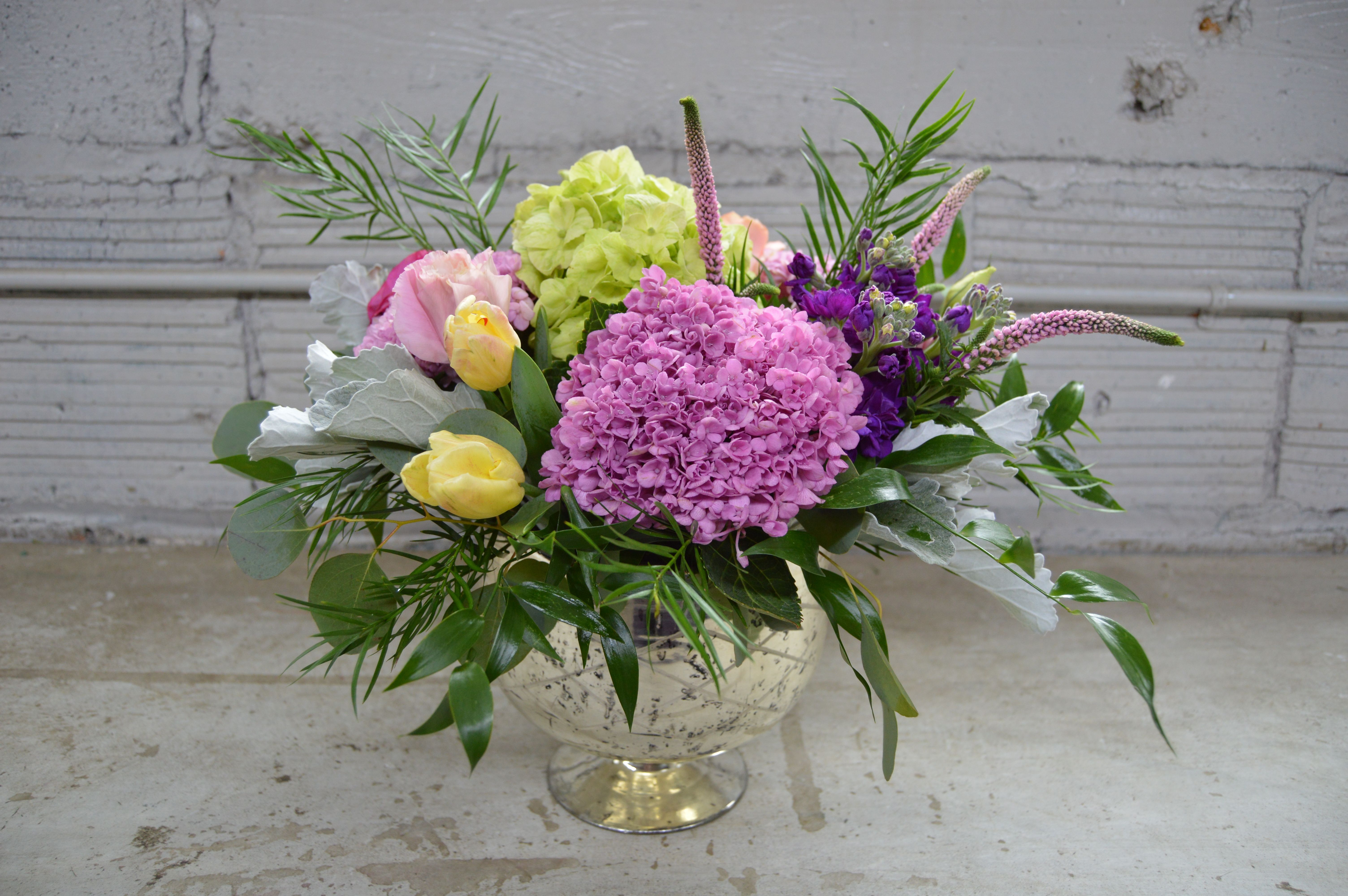 23 Unique Pink Mercury Glass Vase 2024 free download pink mercury glass vase of spring arrangement including hydrangea tulip veronica dusty intended for flowers