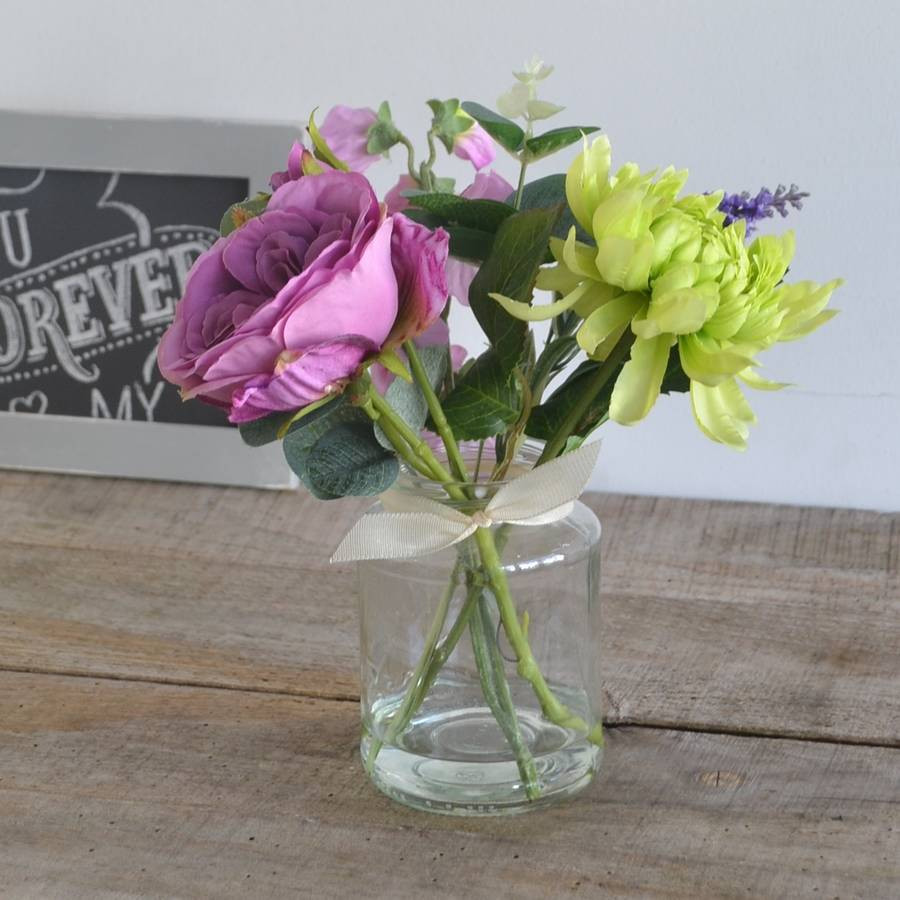 10 Wonderful Pink Peonies In Glass Vase 2024 free download pink peonies in glass vase of purple rose artificial bouquet in vase by abigail bryans designs with purple rose artificial bouquet in vase