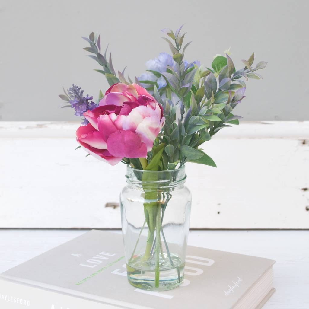 14 Stylish Pink Tulip Vase 2024 free download pink tulip vase of faux tulip and lavender bouquet by abigail bryans designs pertaining to faux tulip and lavender bouquet