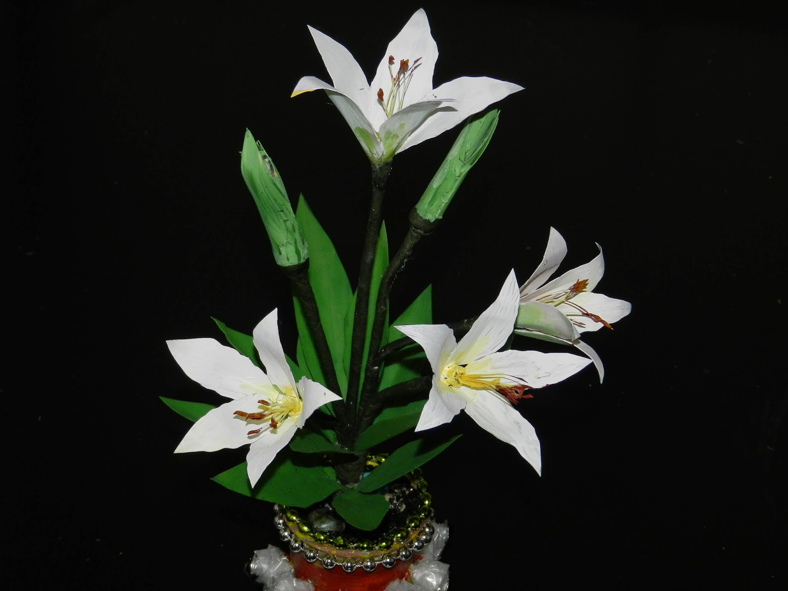 28 Elegant Plastic Bag Flower Vases 2024 free download plastic bag flower vases of creative diy crafts recycled plastic craft white oriental lily regarding using dough or any filler fix the flowers in a vase