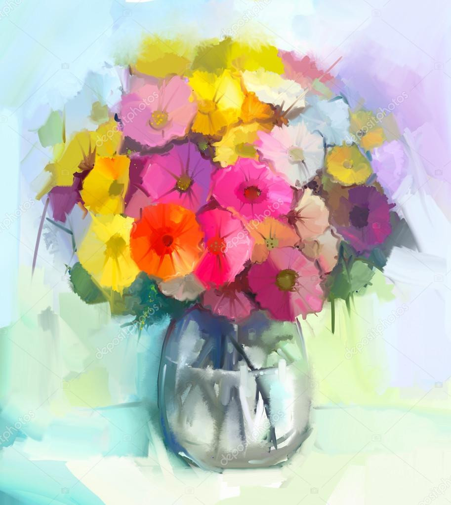 21 Great Red and Yellow Glass Vase 2024 free download red and yellow glass vase of still life of yellow and red gerbera flowers oil painting of a with still life of yellow and red gerbera flowers oil painting of a bouquet flowers in glass vase 