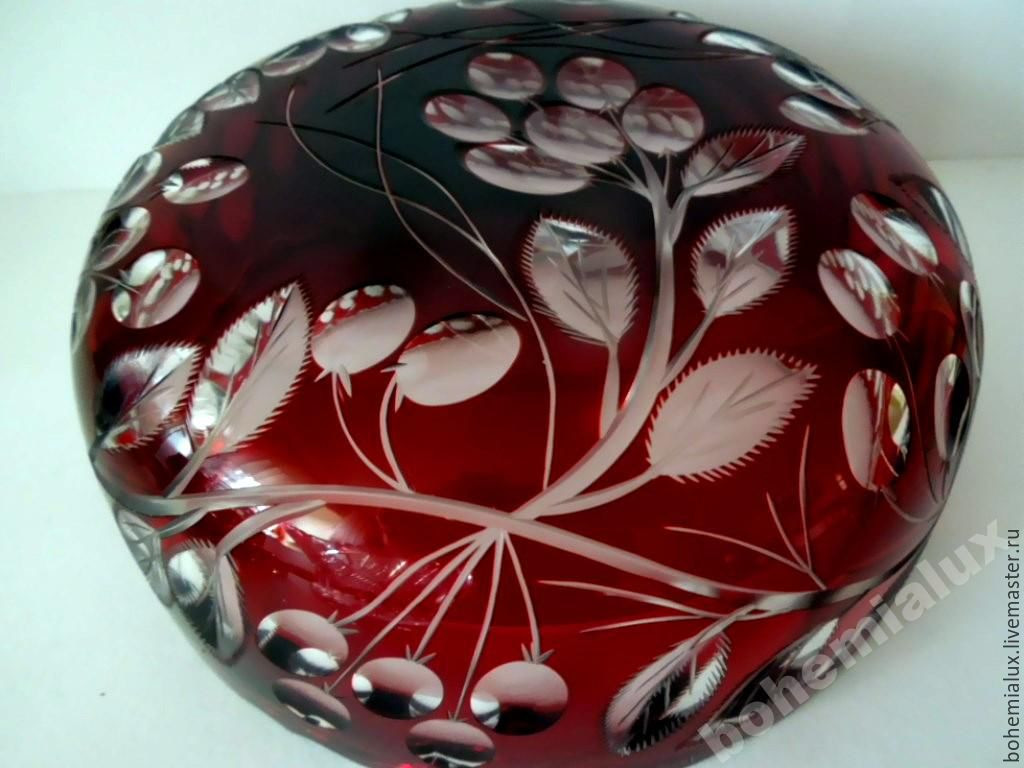 red glass vase of vase bowl red double layer glass meyrs neffe shop online on in vase bowl red double layer glass meyrs neffe bohemialux my livemaster