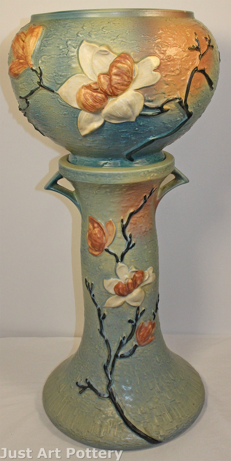 10 Fabulous Roseville Double Bud Vase 2024 free download roseville double bud vase of just art pottery from just art pottery intended for roseville pottery magnolia blue jardiniere and pedestal 665 10