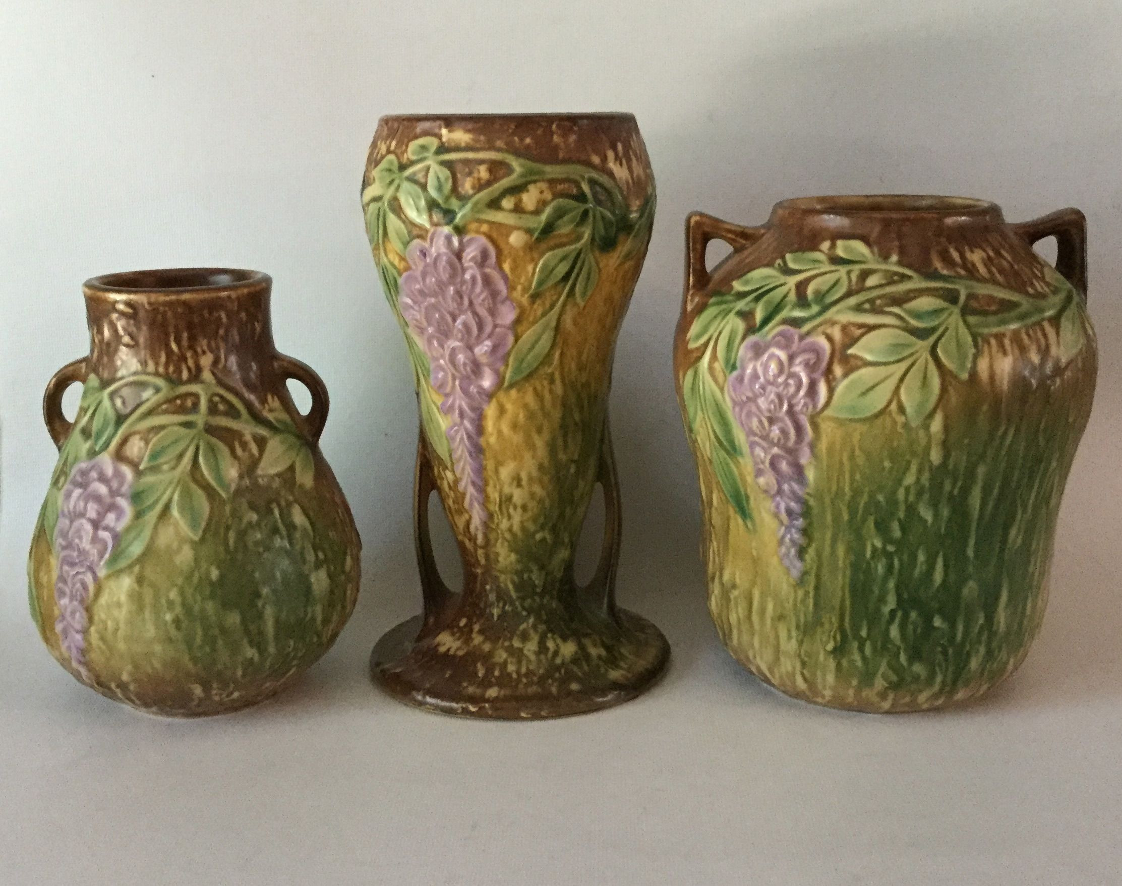 10 Fabulous Roseville Double Bud Vase 2024 free download roseville double bud vase of roseville wisteria vases 1930s ceramic antiques pinterest wisteria pertaining to roseville wisteria vases 1930s