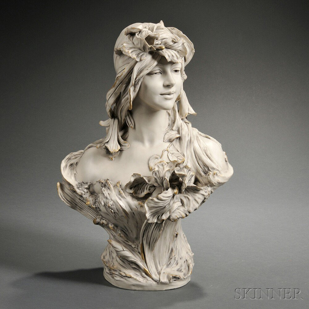 17 Popular Royal Dux Bohemia Vase 2024 free download royal dux bohemia vase of search all lots skinner auctioneers pertaining to royal dux art nouveau porcelain bust of a nymph