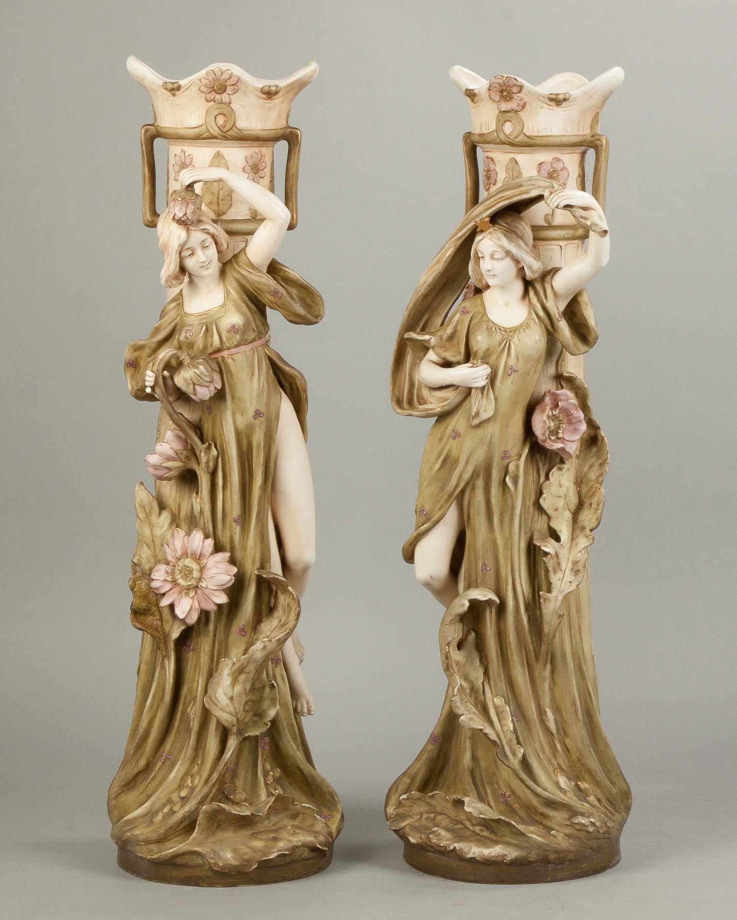 16 Stylish Royal Dux Vases Antique 2024 free download royal dux vases antique of pair of royal dux floor vases with art nouveau women flowers inside pair of royal dux floor vases with art nouveau women flowers