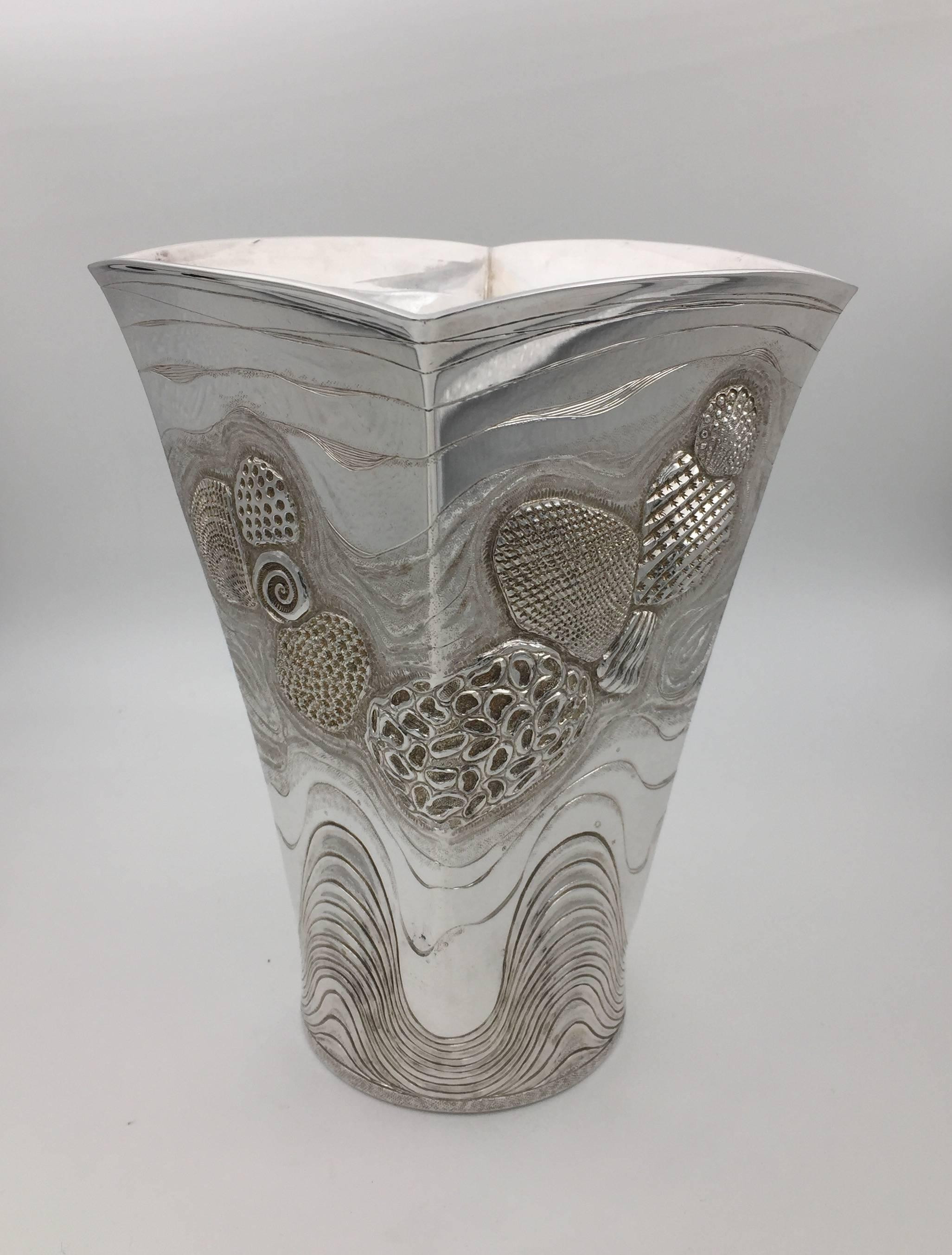 11 Elegant Silver Hammered Metal Vase 2024 free download silver hammered metal vase of robert a butler edge of the ocean vase silver sculpture for sale pertaining to robert a butler edge of the ocean vase silver sculpture for sale at 1stdibs