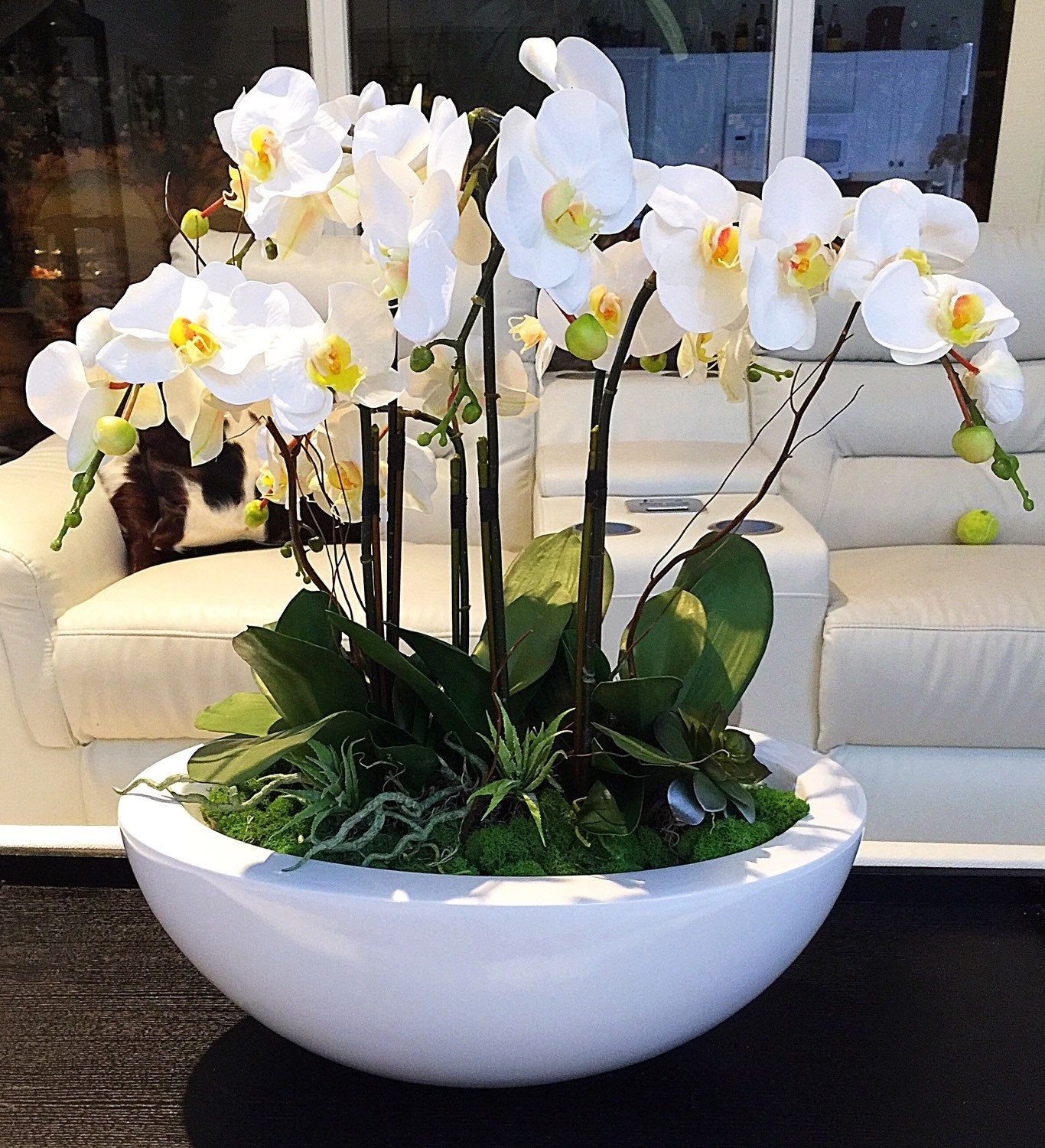 14 Fantastic Silver Vase orchid Care 2024 free download silver vase orchid care of large white orchid arrangement realistic orchids set in by flaural pertaining to large white orchid arrangement realistic orchids set in by flaural