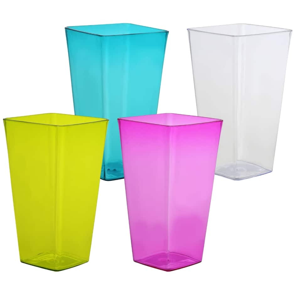 21 Nice Small Clear Plastic Vases 2024 free download small clear plastic vases of teal dollar tree inc intended for colorful translucent square plastic vases 7 in