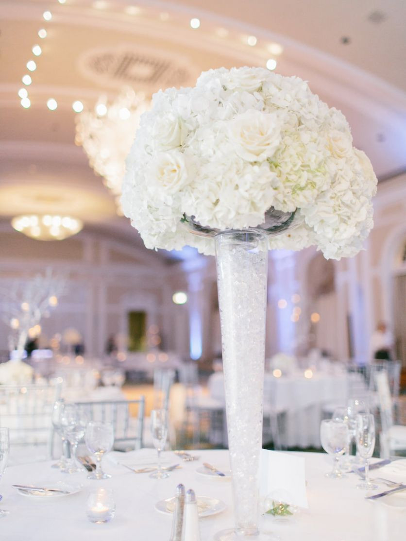 13 Elegant Tall Flower Vase Centerpieces 2024 free download tall flower vase centerpieces of luxurious silver and white downtown st pete wedding pinterest inside tall white wedding centerpiece flowers with hydrangea and roses in white vases st peters