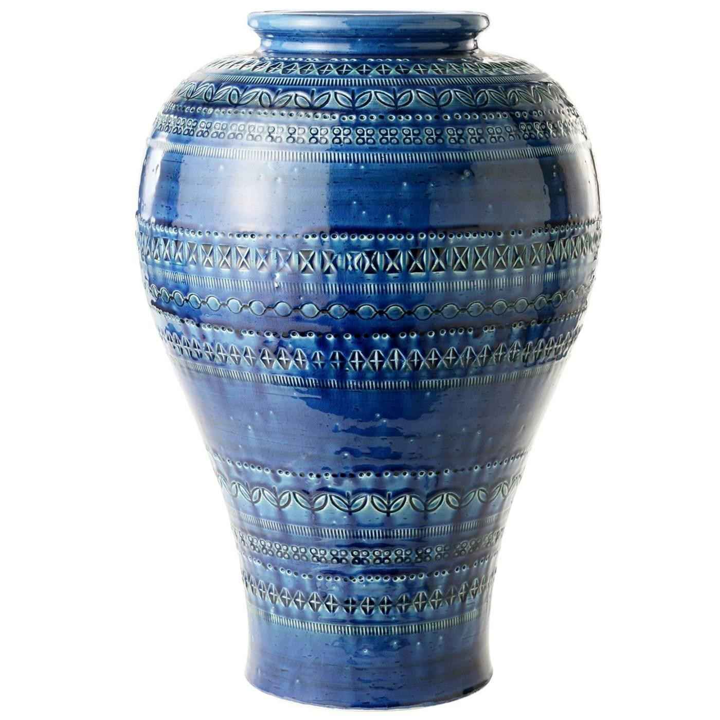 29 Spectacular Tall Fluted Vases 2024 free download tall fluted vases of blue vase by aldo londi for sale at 1stdibs inside 6919443 z