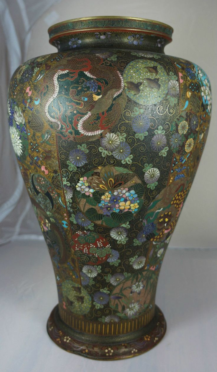 24 Spectacular Tall oriental Vases 2024 free download tall oriental vases of 705 best arta pe sticla japoneza images on pinterest porcelain within japanese cloisonne by ota in koro see it was certainly and japanese cloisonna vase