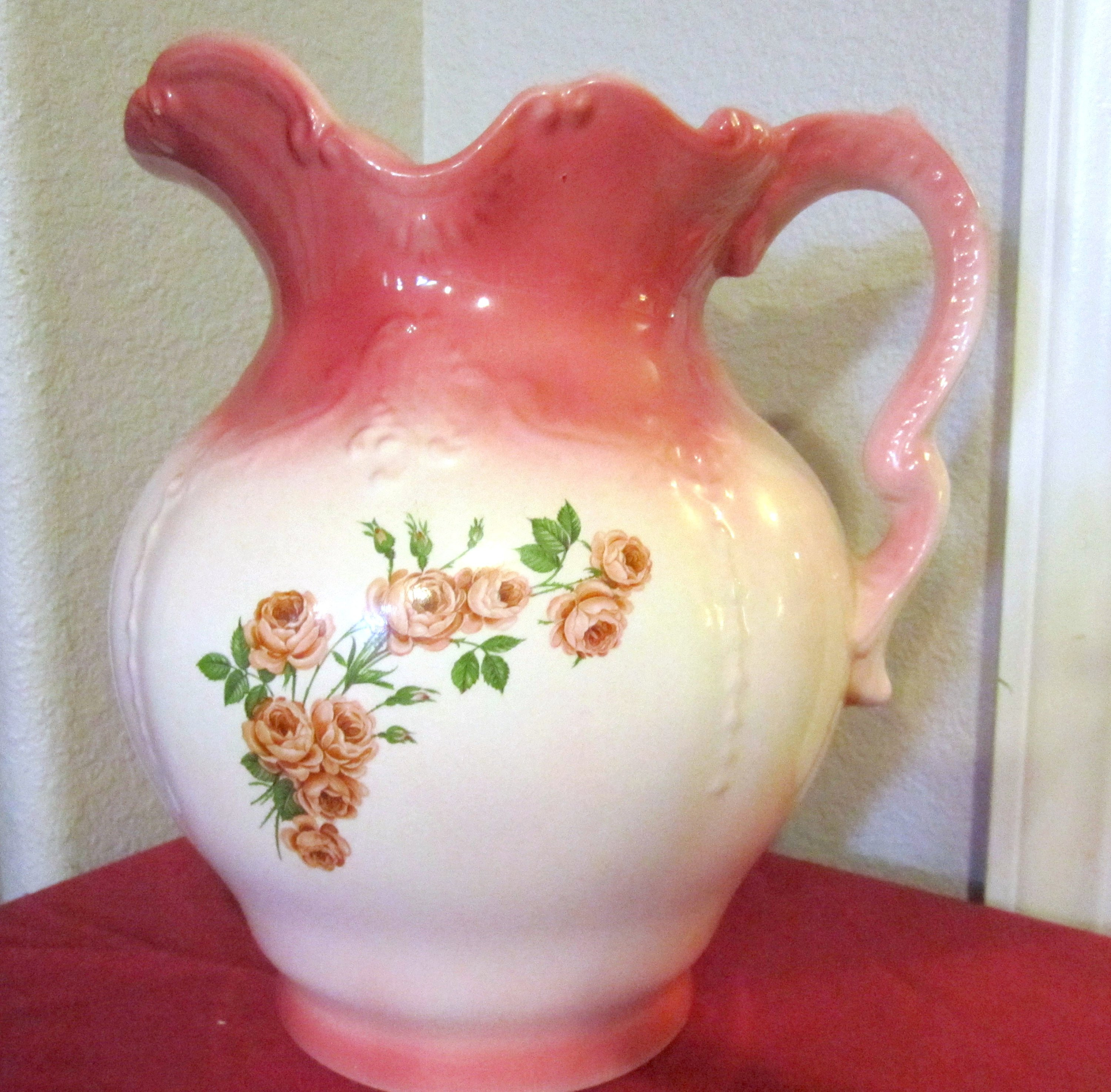 16 Ideal Tall Red Ceramic Vase 2024 free download tall red ceramic vase of large vintage pitcher intended for dc29fc294c28ezoom