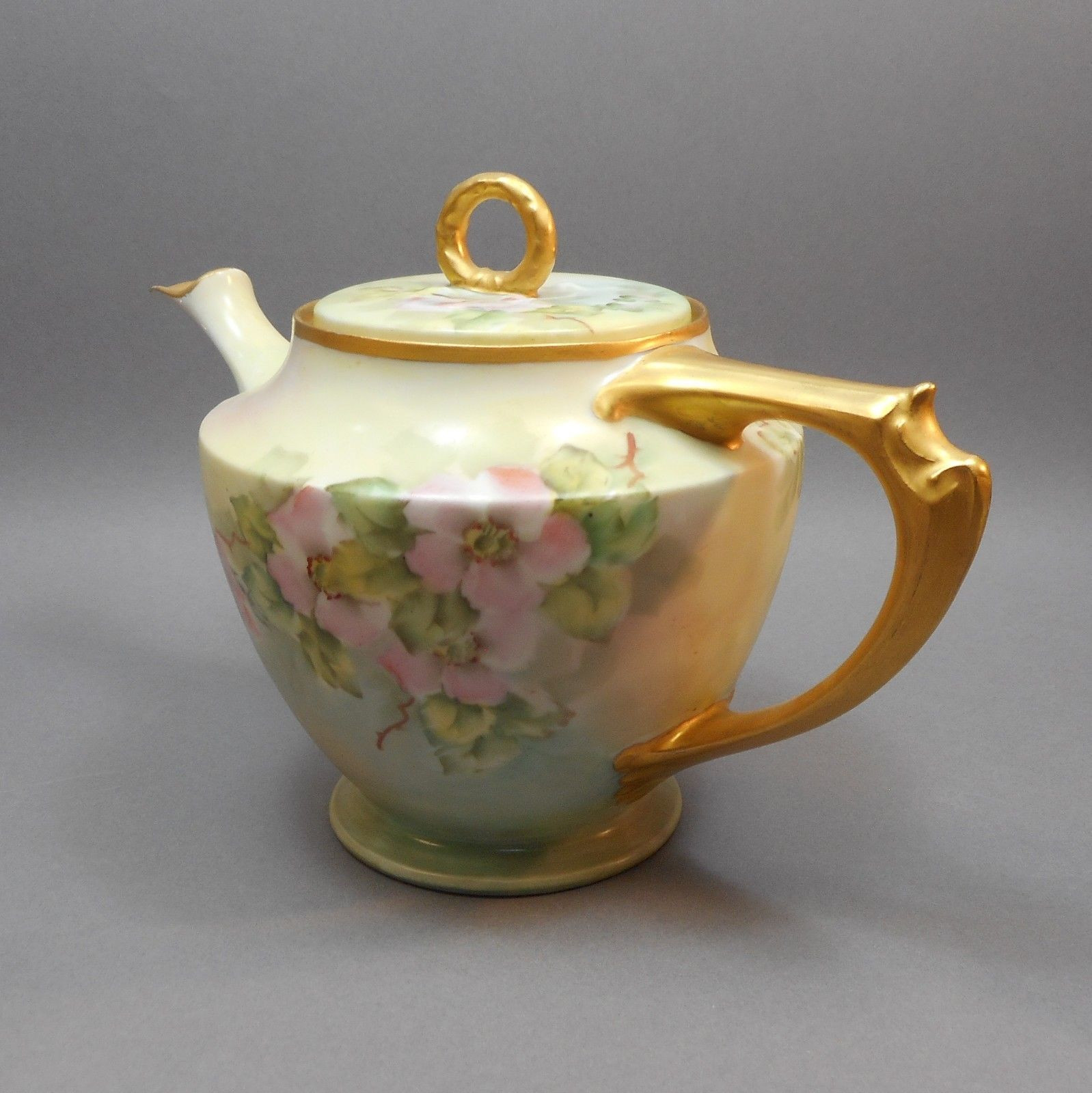 10 Perfect Teapot Flower Vase 2024 free download teapot flower vase of antique artist signed handpainted limoges porcelain tea set teapot pertaining to antique artist signed handpainted limoges porcelain tea set teapot creamer sugar ebay