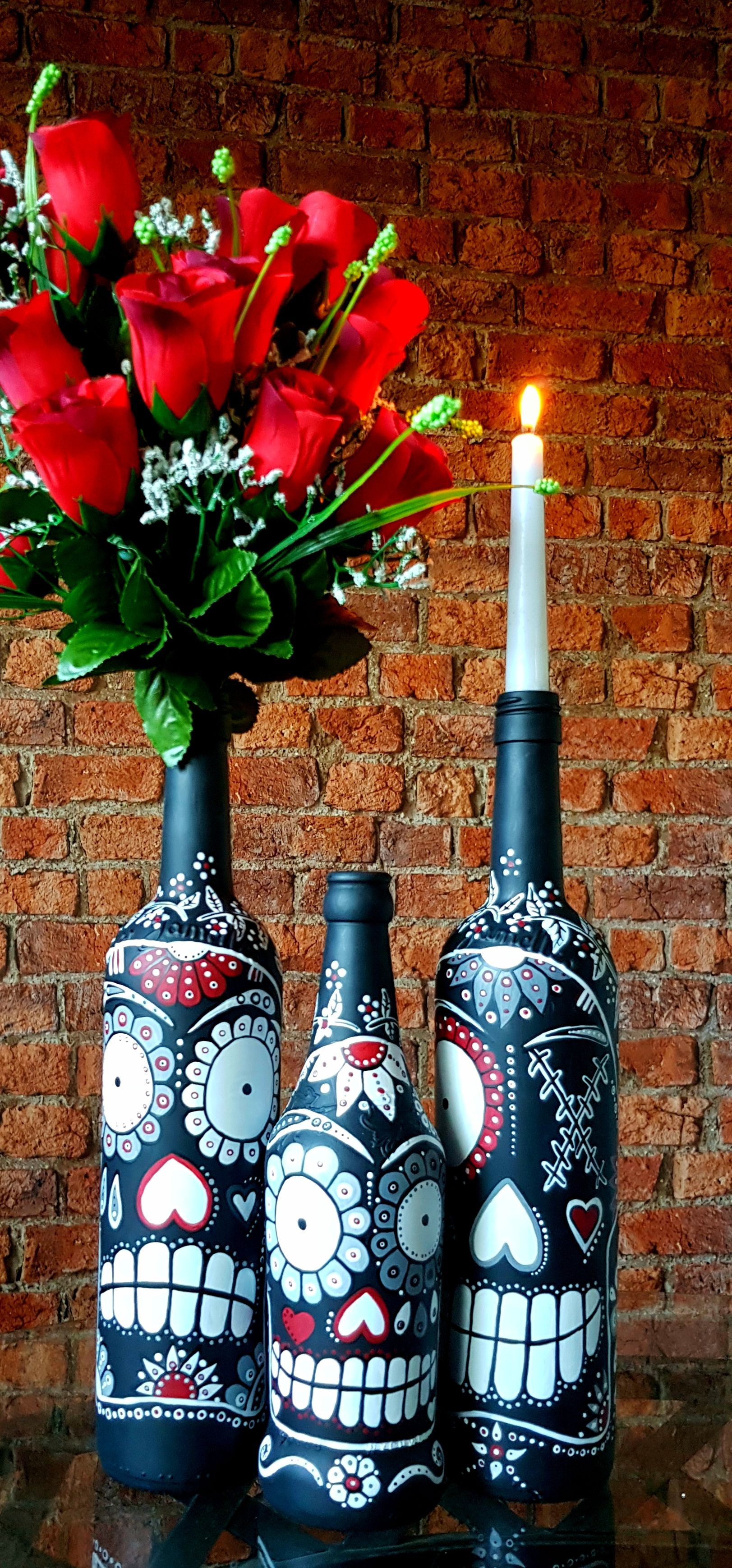 13 attractive Three Hands Vase 2024 free download three hands vase of pikby social media analytics statistics tools throughout hand painted mexican day of the dead sugar skull glass bottles vases candleholders