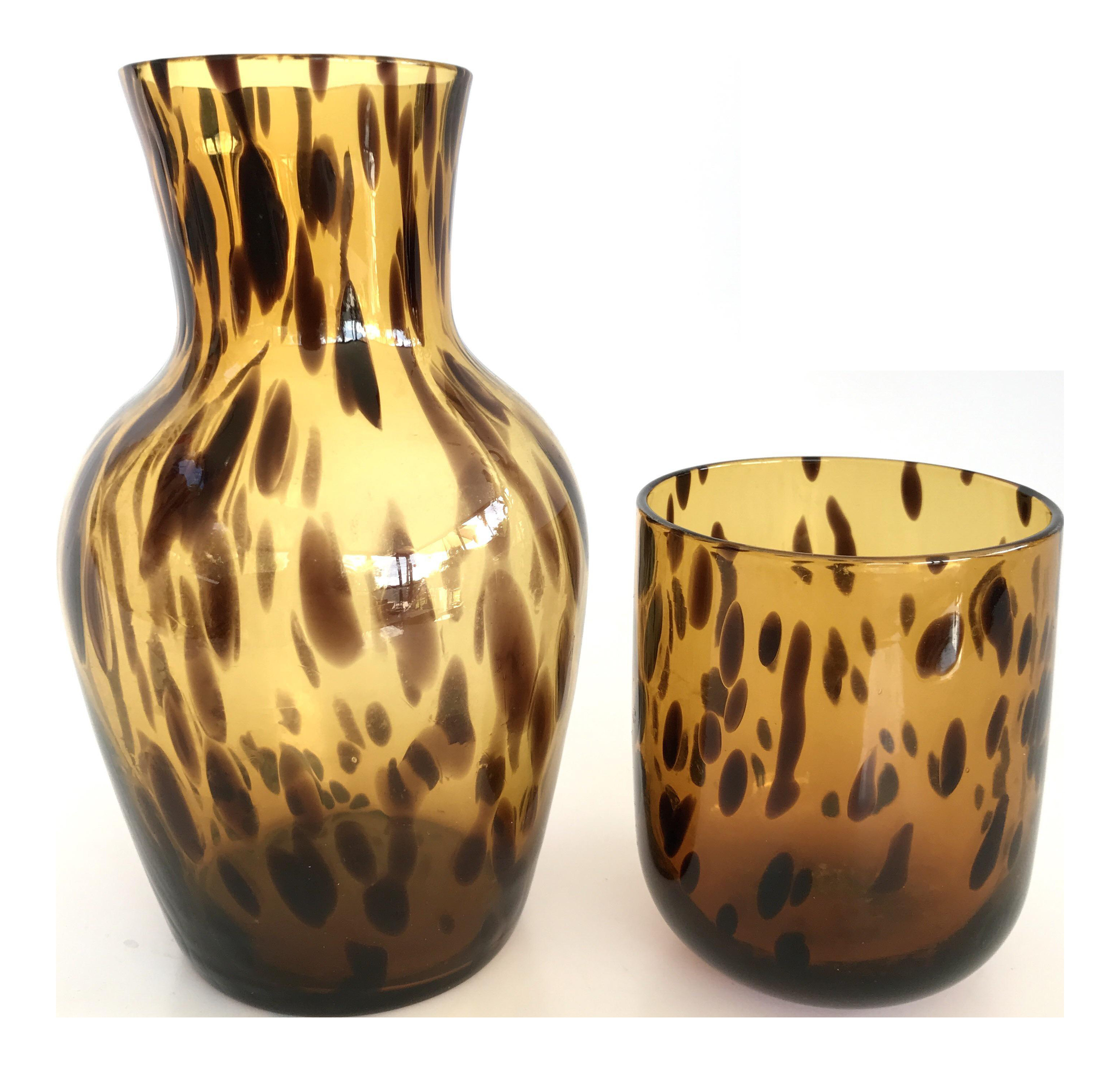 19 Spectacular tortoise Shell Vase 2024 free download tortoise shell vase of blown glass tortoise shell carafe and tumbler set 2 pc chairish with blown glass tortoise shell carafe and tumbler set 2 pc 8369