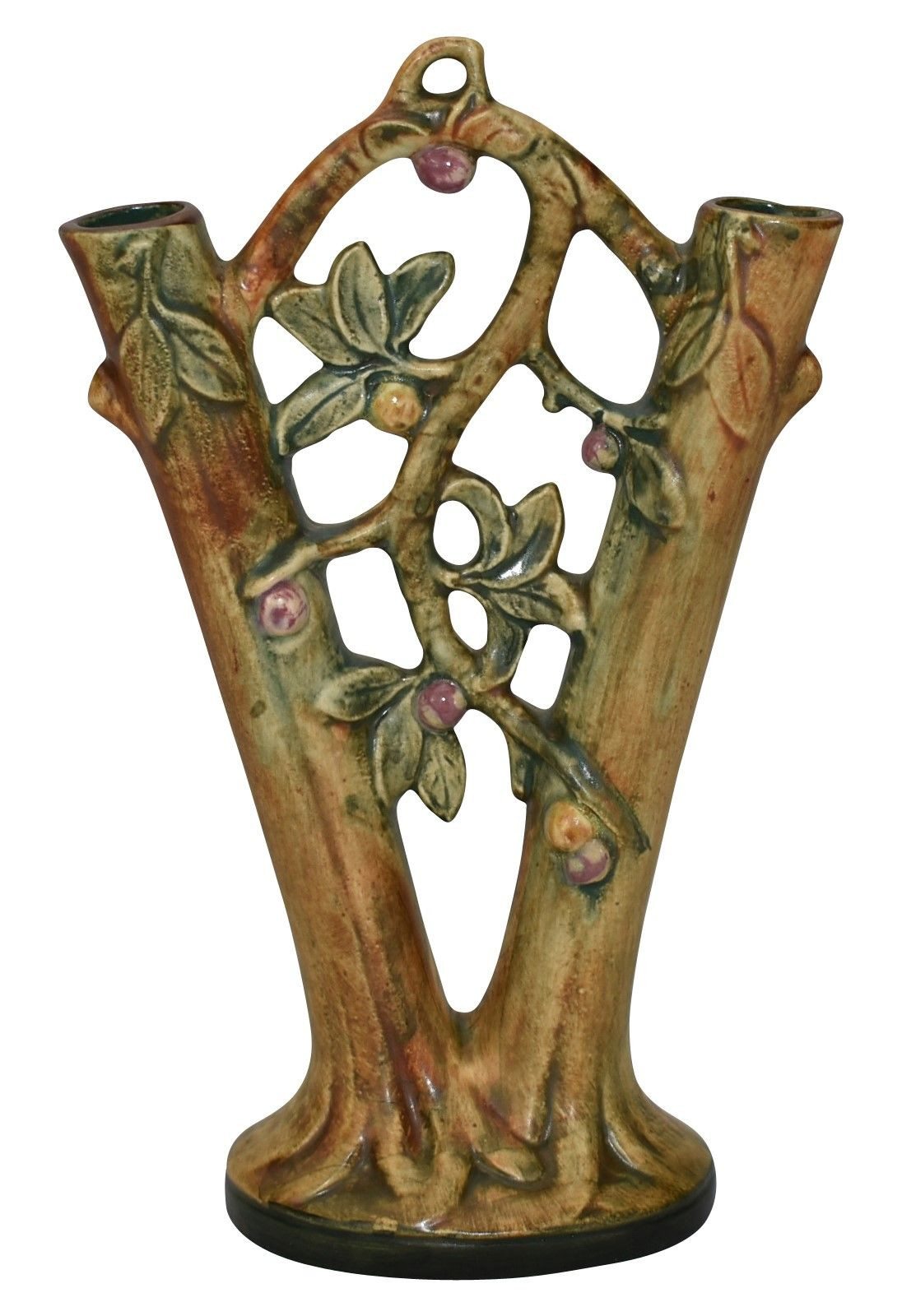 14 Amazing Tree Trunk Flower Vases 2024 free download tree trunk flower vases of weller pottery woodcraft double bud vase weller pottery with weller pottery woodcraft double bud vase