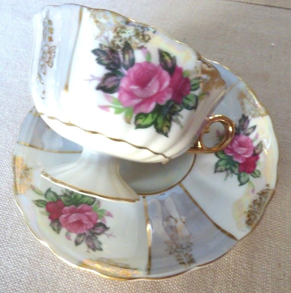 28 attractive Ucagco China Vase 2024 free download ucagco china vase of sterling china japan footed roses gold teacup saucer lustre ware throughout sterling china japan footed roses gold teacup saucer lustre ware antiques decorative