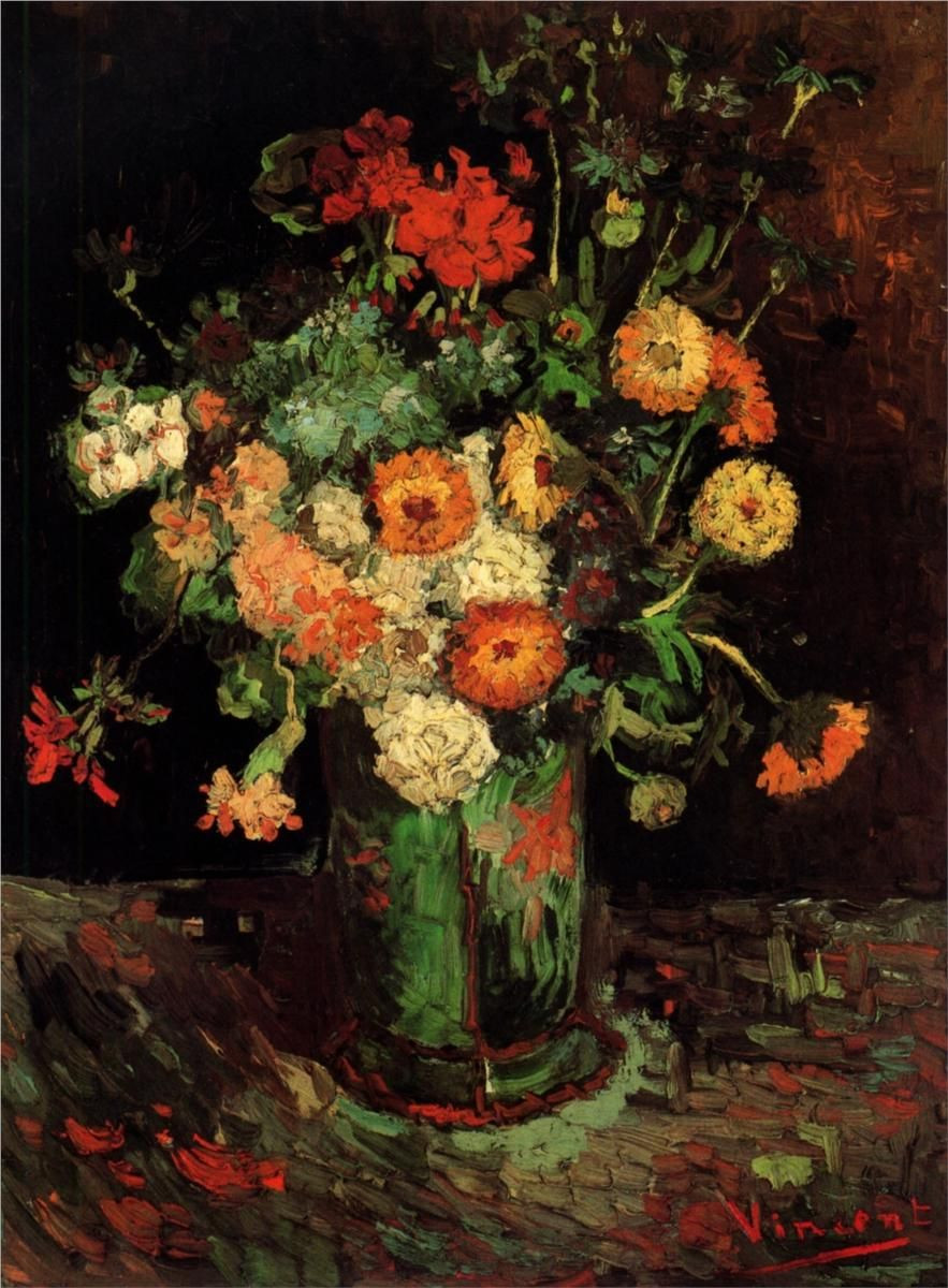 30 Unique Van Gogh Vase Of Roses 2024 free download van gogh vase of roses of vase with zinnias and geraniums 1886 vincent van gogh art with regard to vincent van gogh vase with zinnias and geraniums painting oil on canvas vincent van gogh va