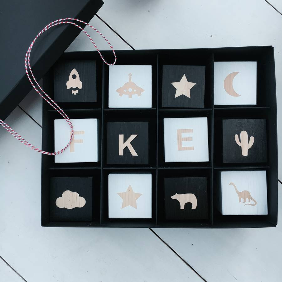 14 Amazing Vase Gift Box 2024 free download vase gift box of personalised wooden blocks gift box in black by myla oscar intended for personalised wooden blocks gift box in black