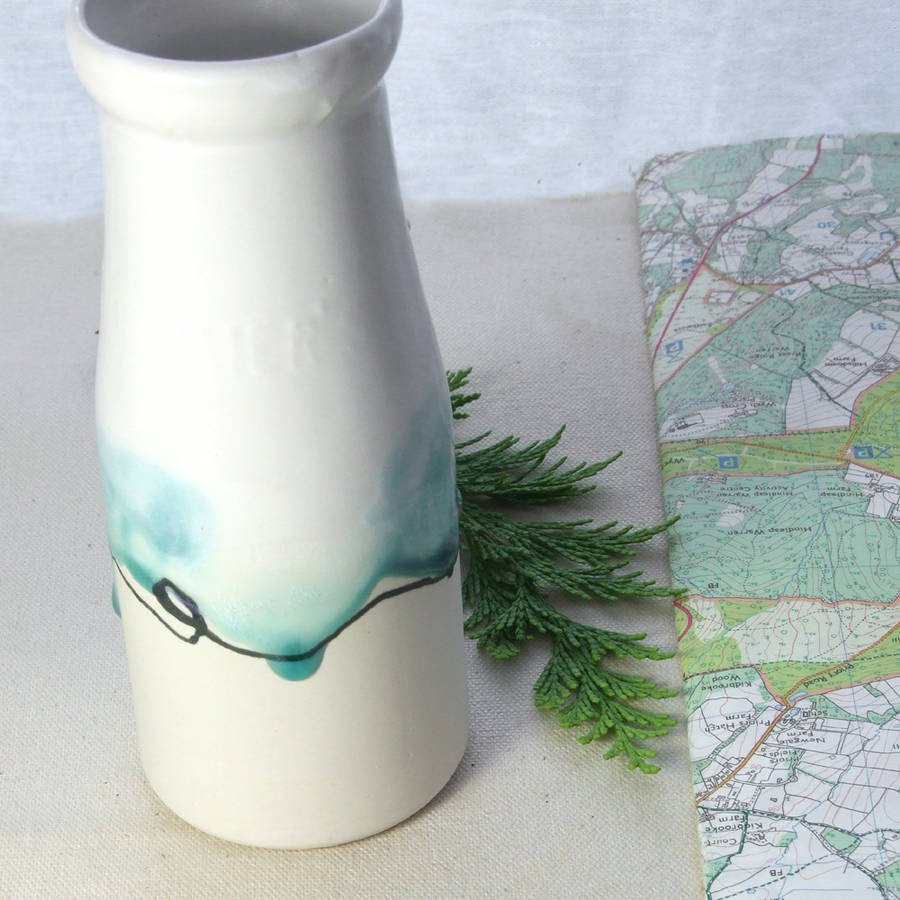 19 Spectacular Vase Made In Germany 2024 free download vase made in germany of milk bottle vase with landscape painting by helen rebecca ceramics for milk bottle vase with landscape painting