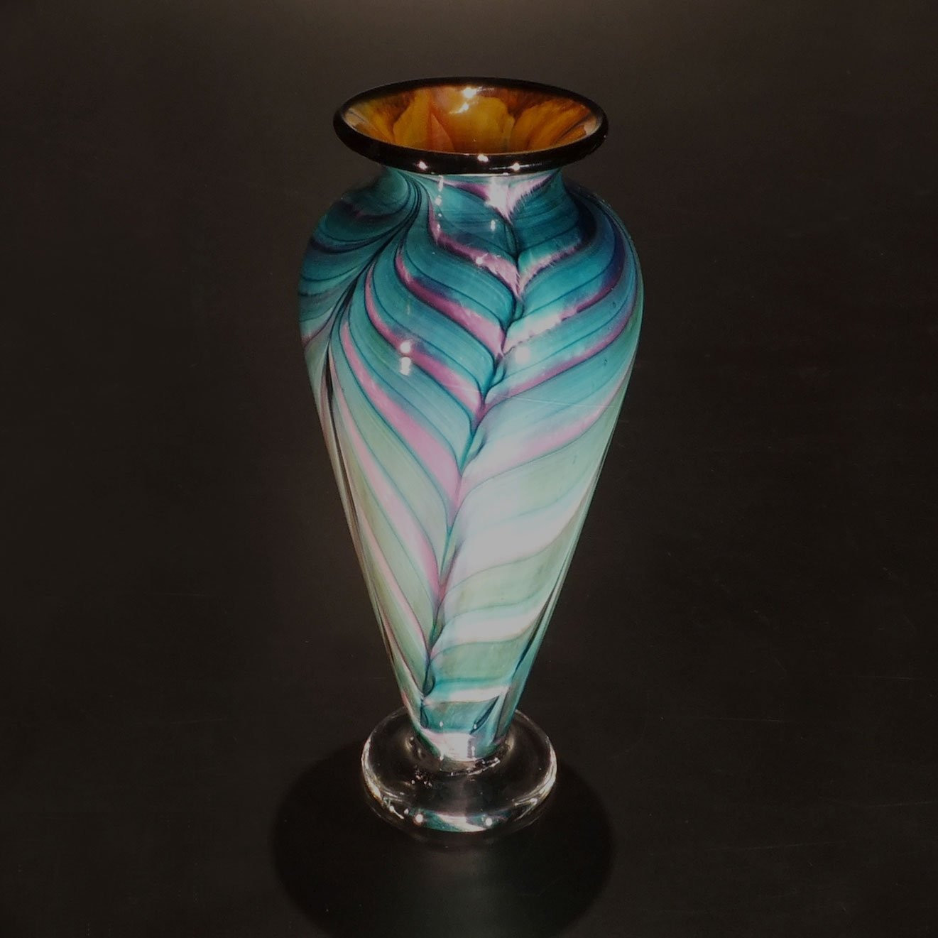 16 Perfect Vase with Suction Cup 2024 free download vase with suction cup of vase shown in salmon purple lagoon feather by the glass forge intended for vase shown in salmon purple lagoon feather by the glass forge