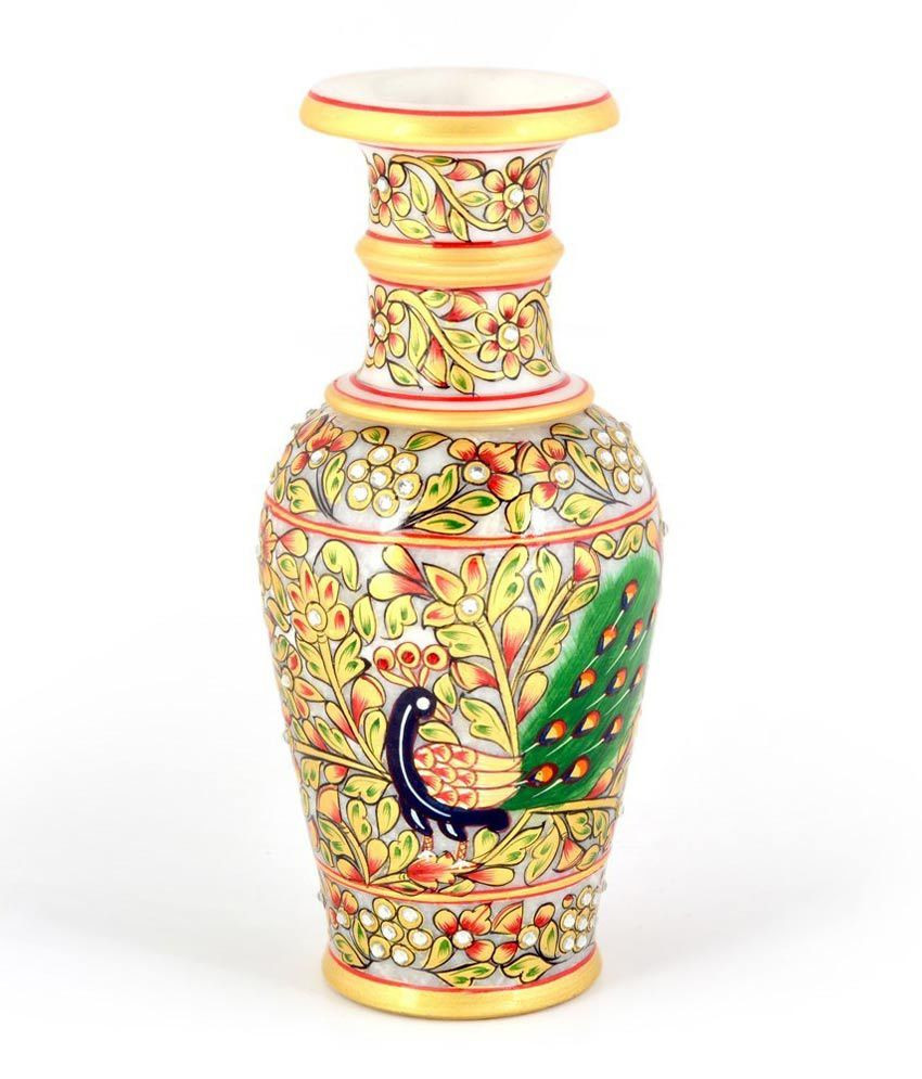 11 Great Vases for Sale Online 2024 free download vases for sale online of jaipur handicraft jaipuri golden minakari peacock design flower vase regarding view order free installation jaipur handicraft jaipuri golden minakari peacock design 